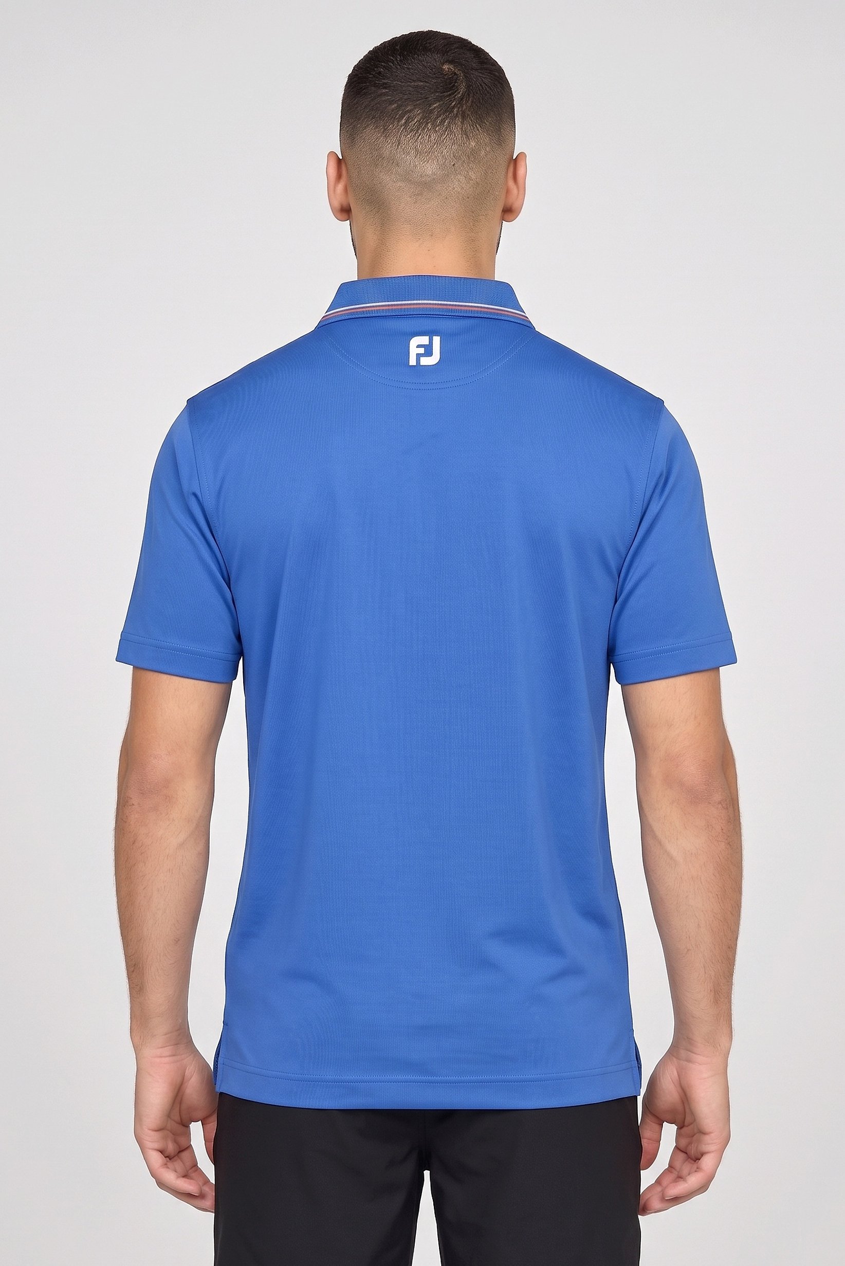 Men Athletic Fit Short Sleeve Golf Polo Shirt, Royal Blue