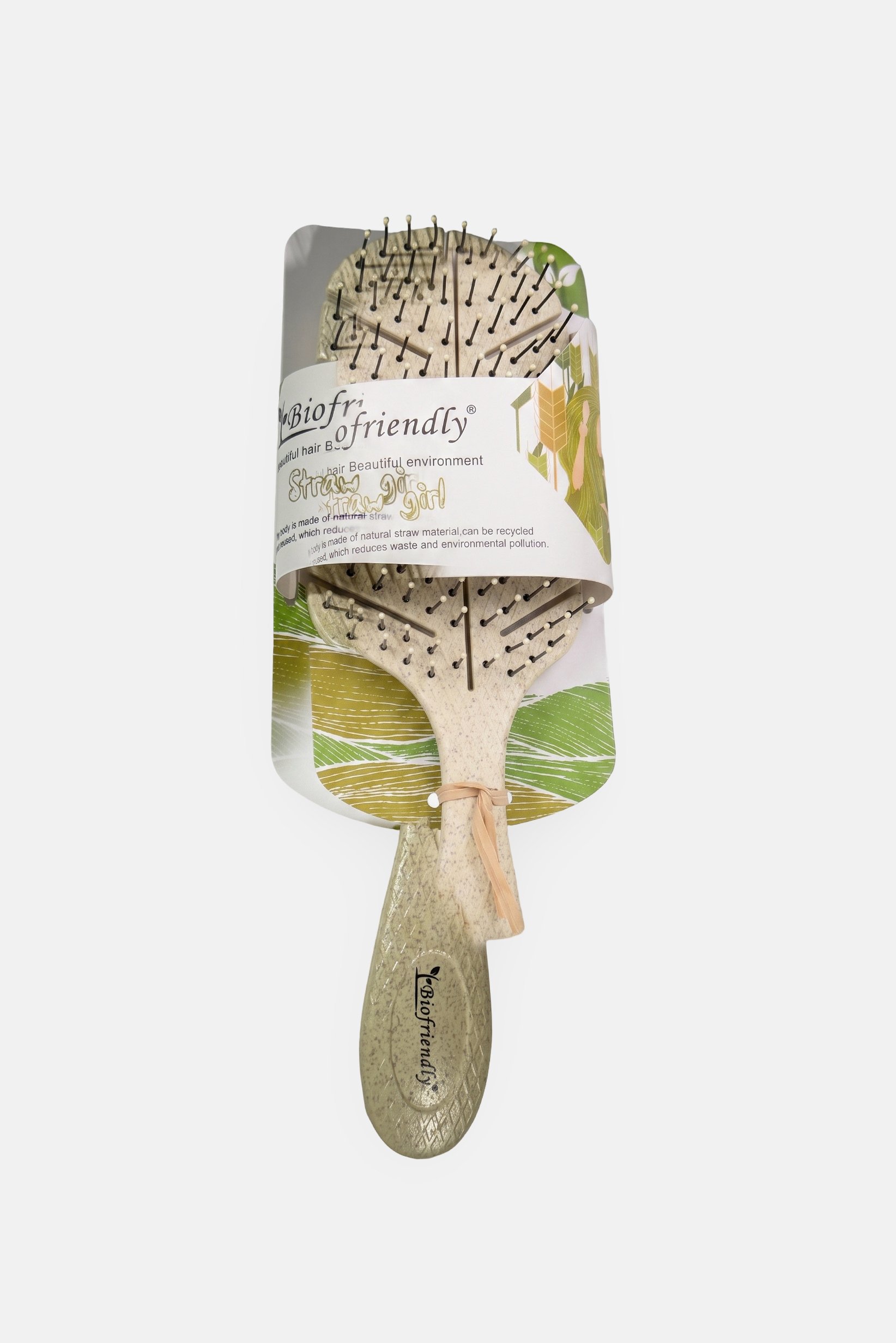 Eco-Friendly Hairbrush, Beige