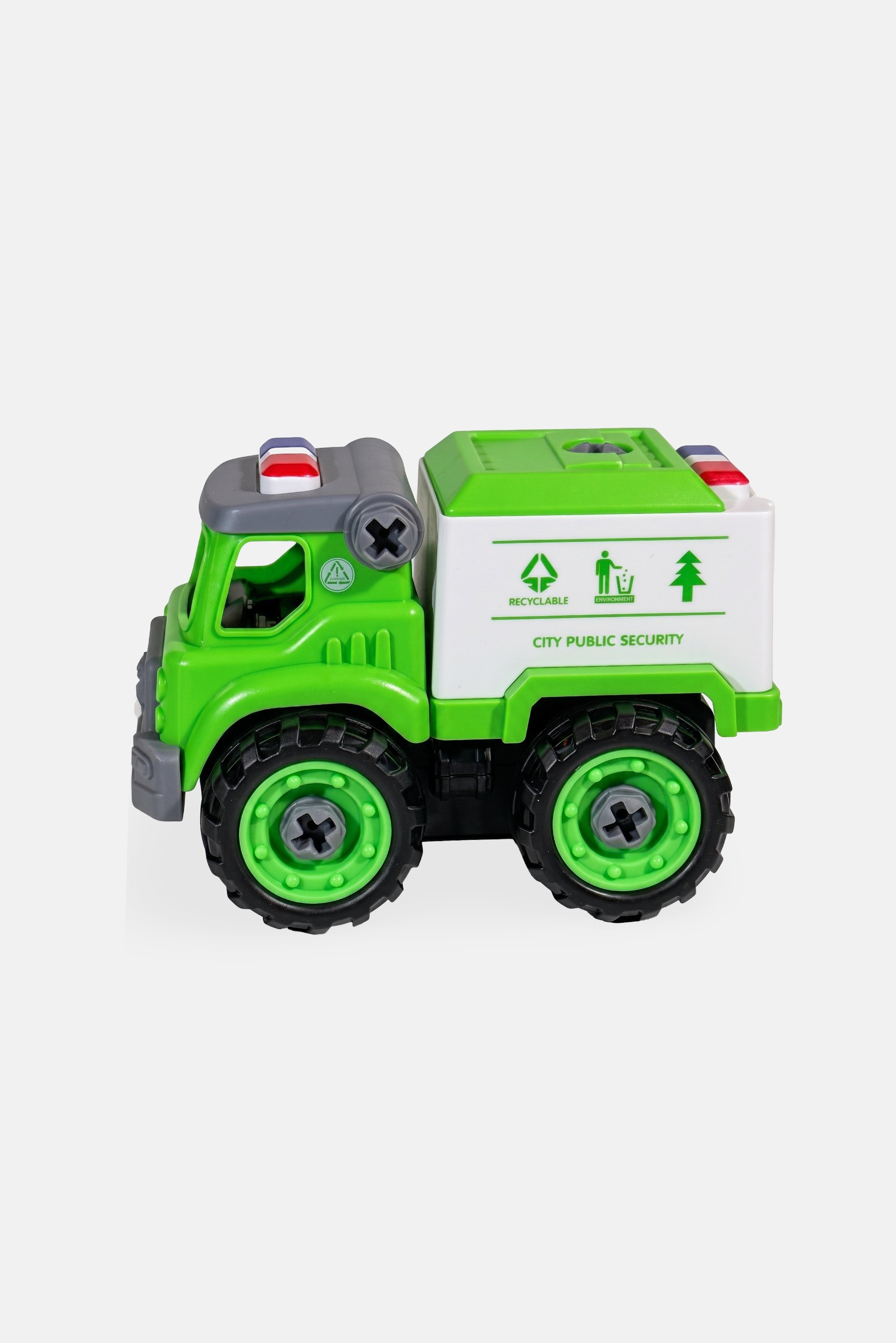 Lei Meng Toys Educational Mini Recycling Truck, Green