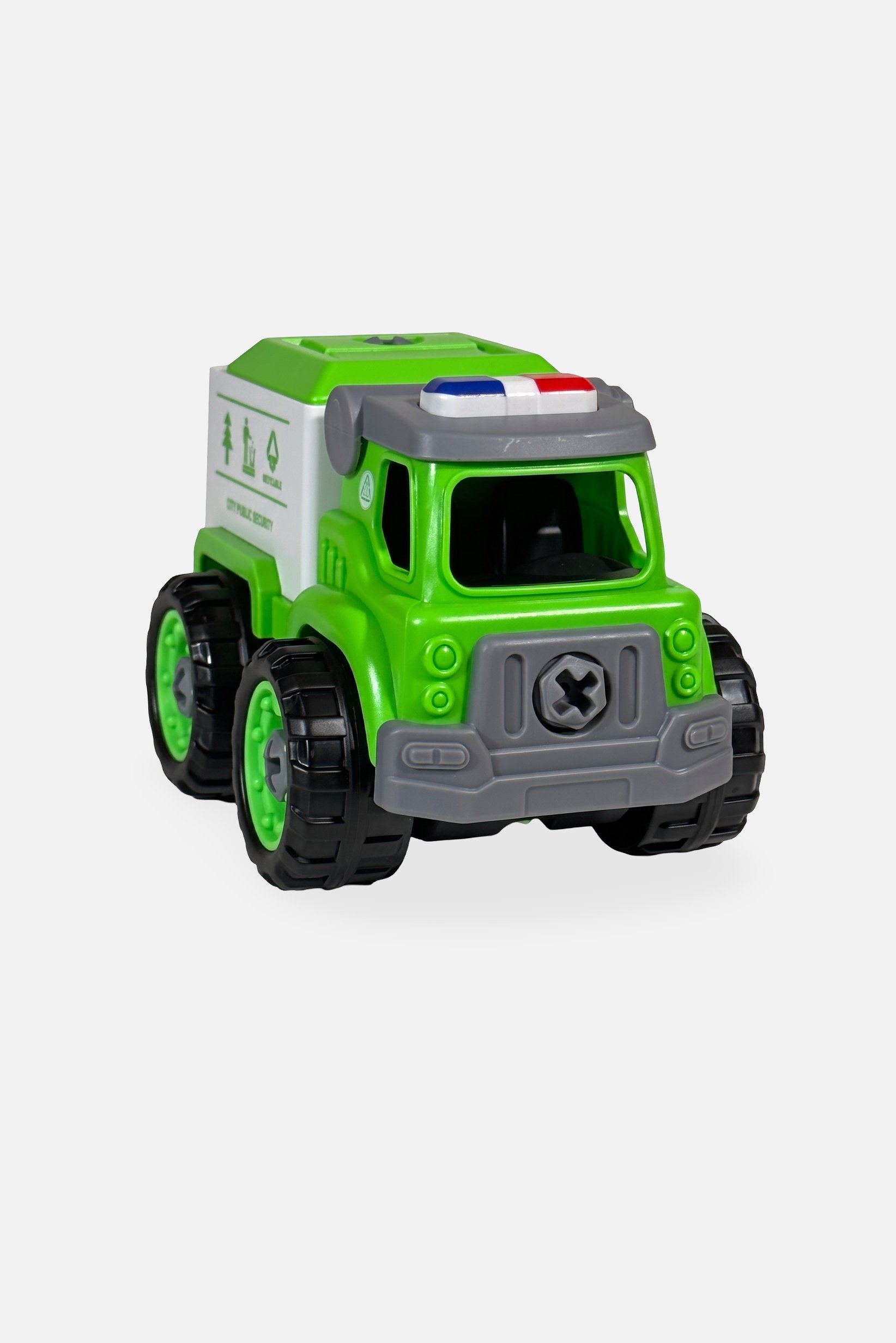 Lei Meng Toys Educational Mini Recycling Truck, Green
