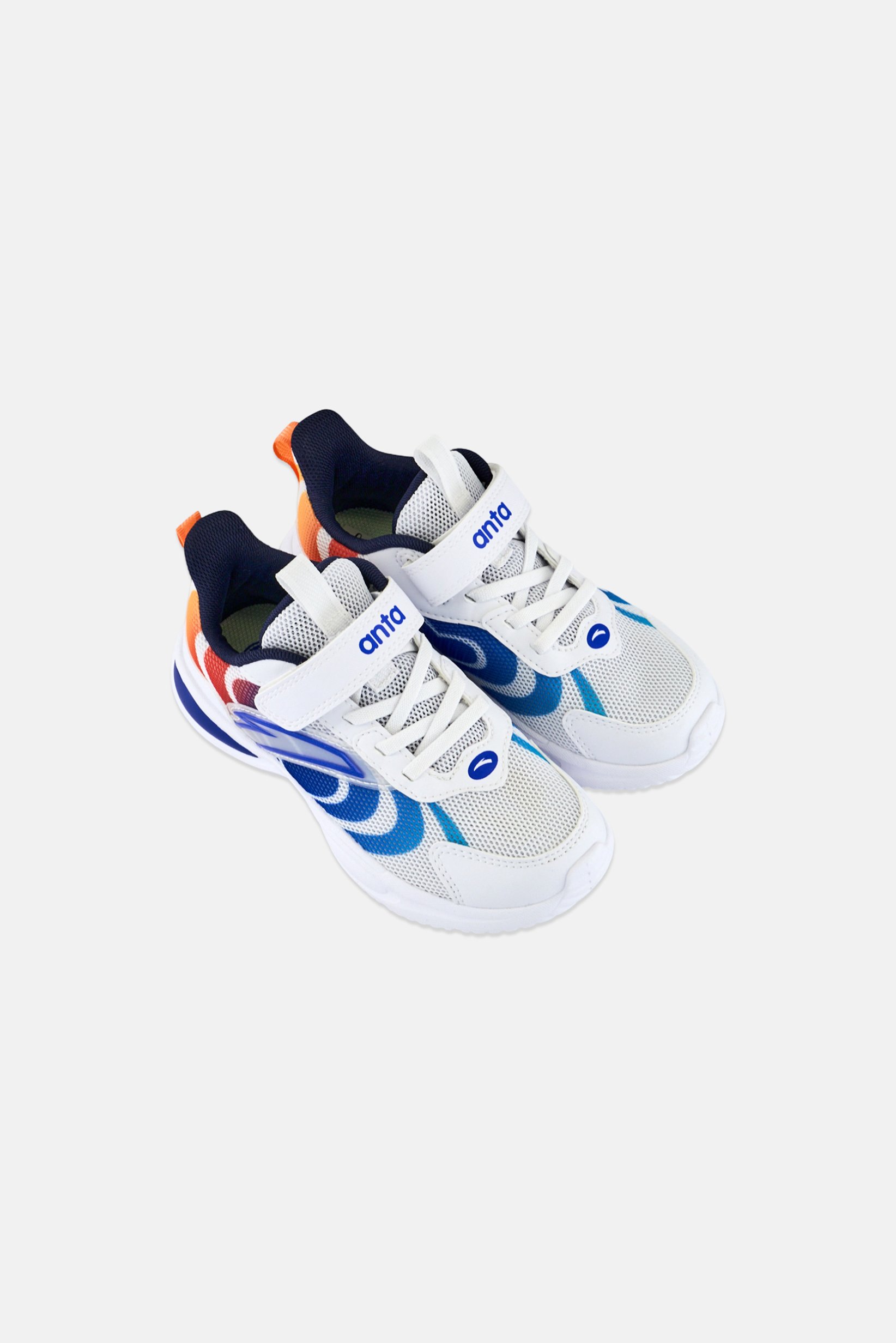 Kids Boy Velcro Closure Running Shoes, Multicolor