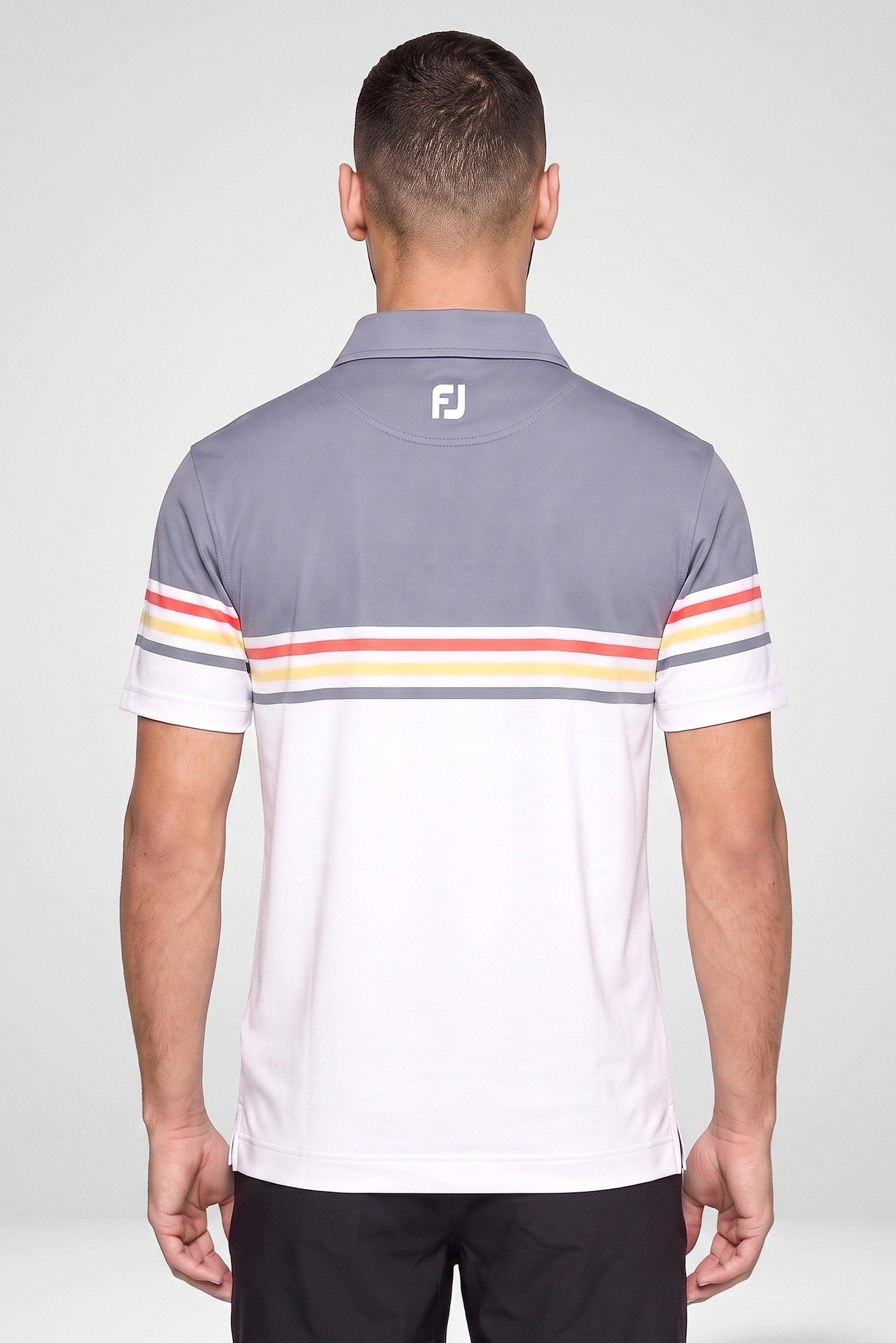 Men Athletic Fit Short Sleeve Golf Polo Shirt, Multicolor