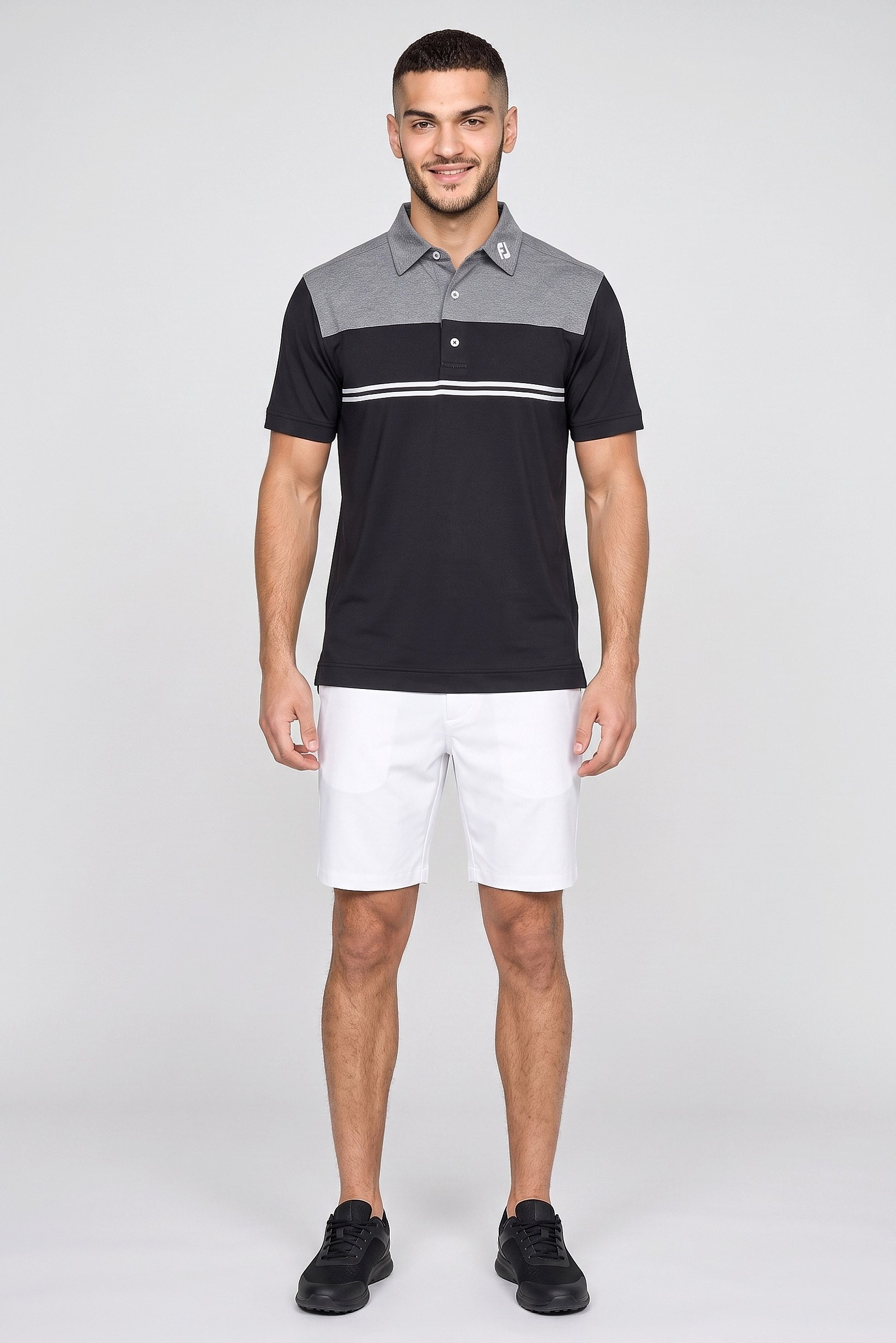 Men Athletic Fit Short Sleeve Golf Polo Shirt, Multicolor