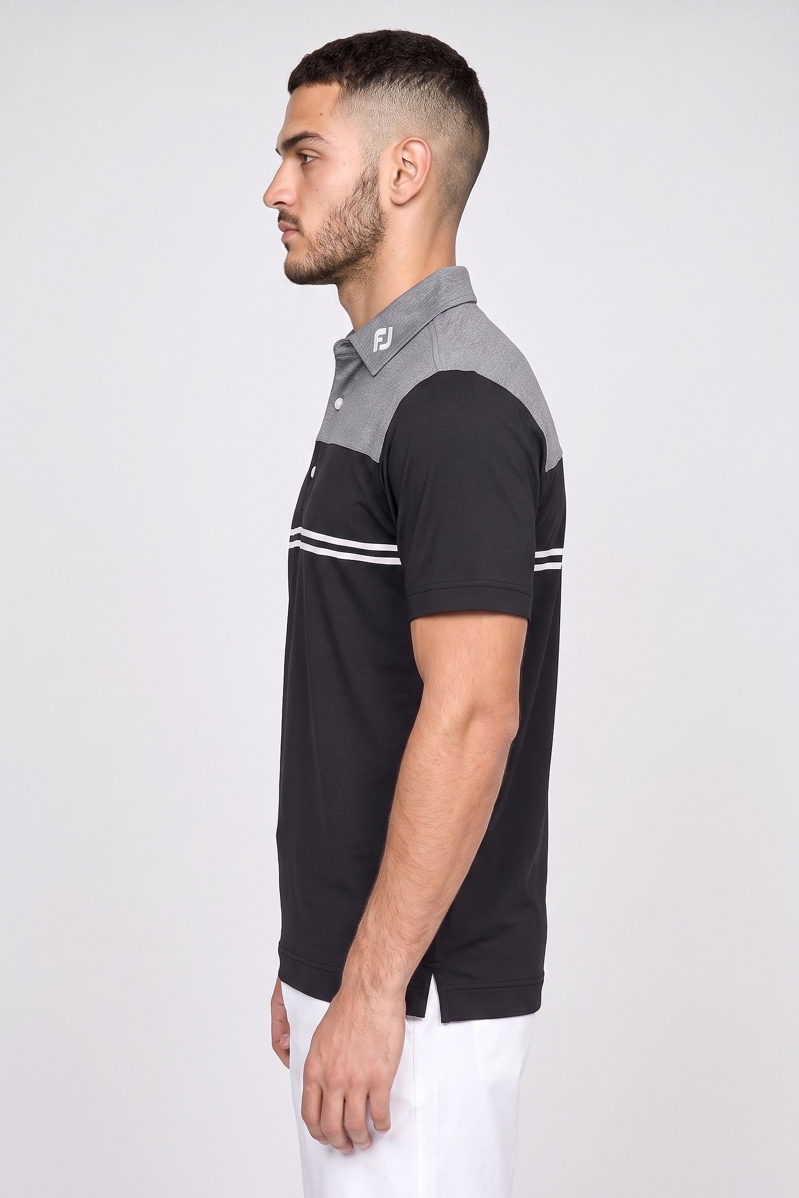Men Athletic Fit Short Sleeve Golf Polo Shirt, Multicolor