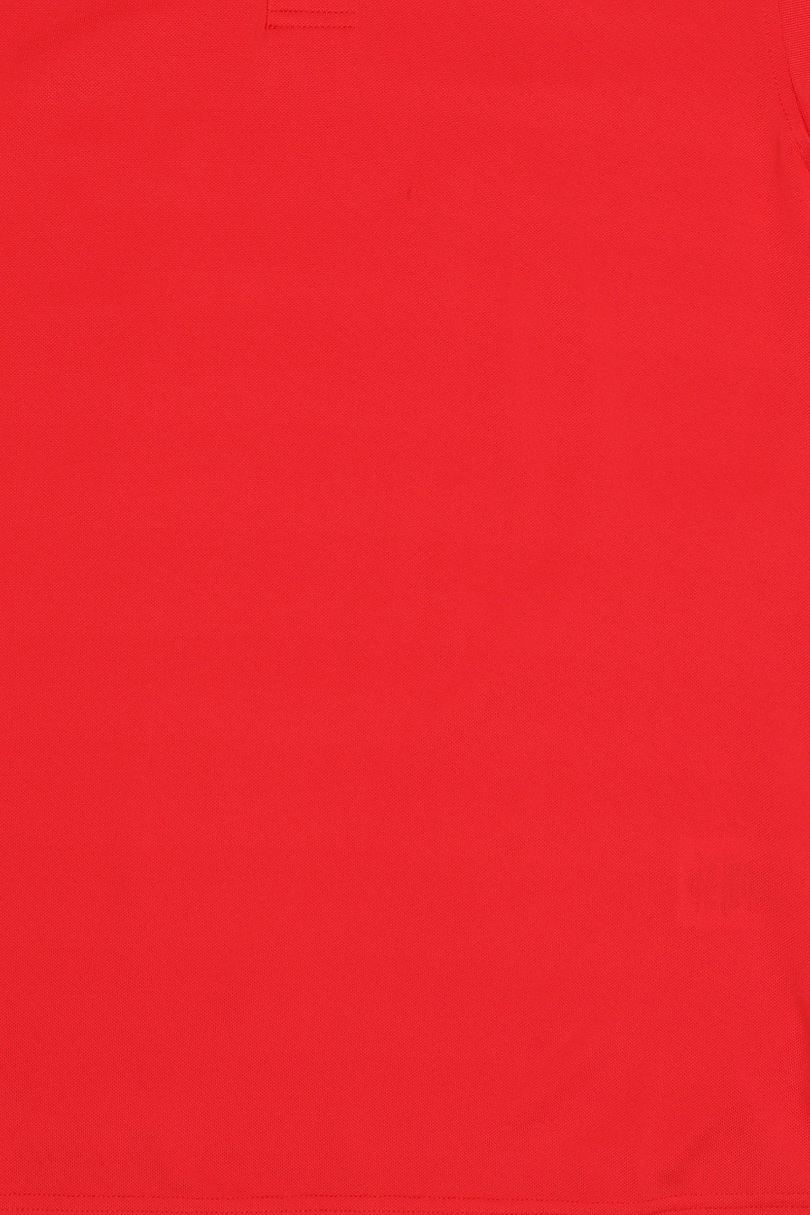 Men Athletic Fit Short Sleeve Golf Polo Shirt, Red