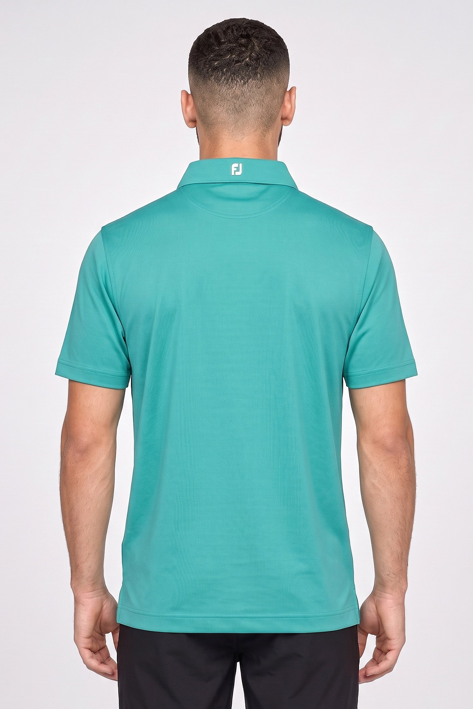 Men Athletic Fit Short Sleeve Golf Polo Shirt, Emerald