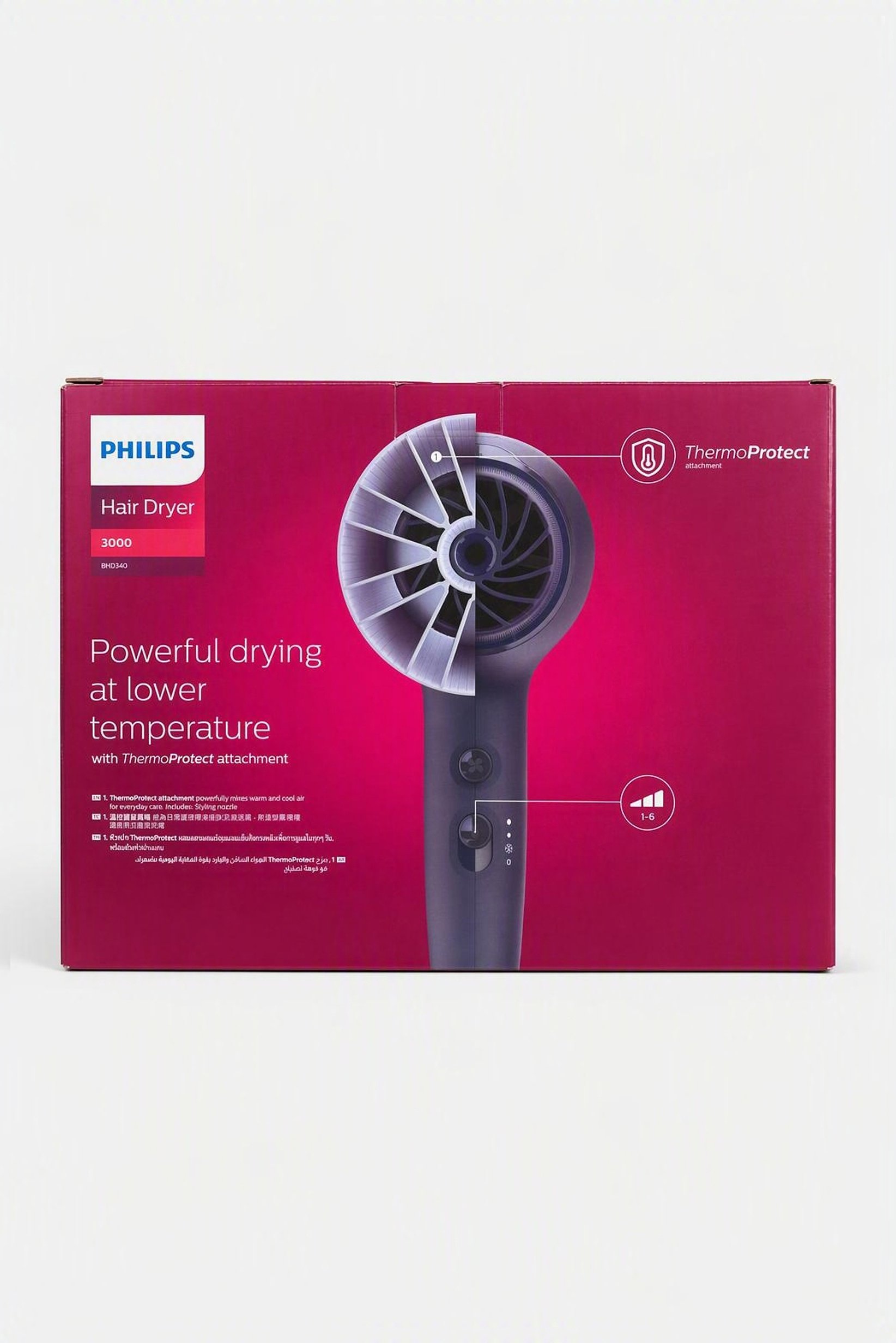 BHD340/13 Hair Dryer 3000 Series, Black