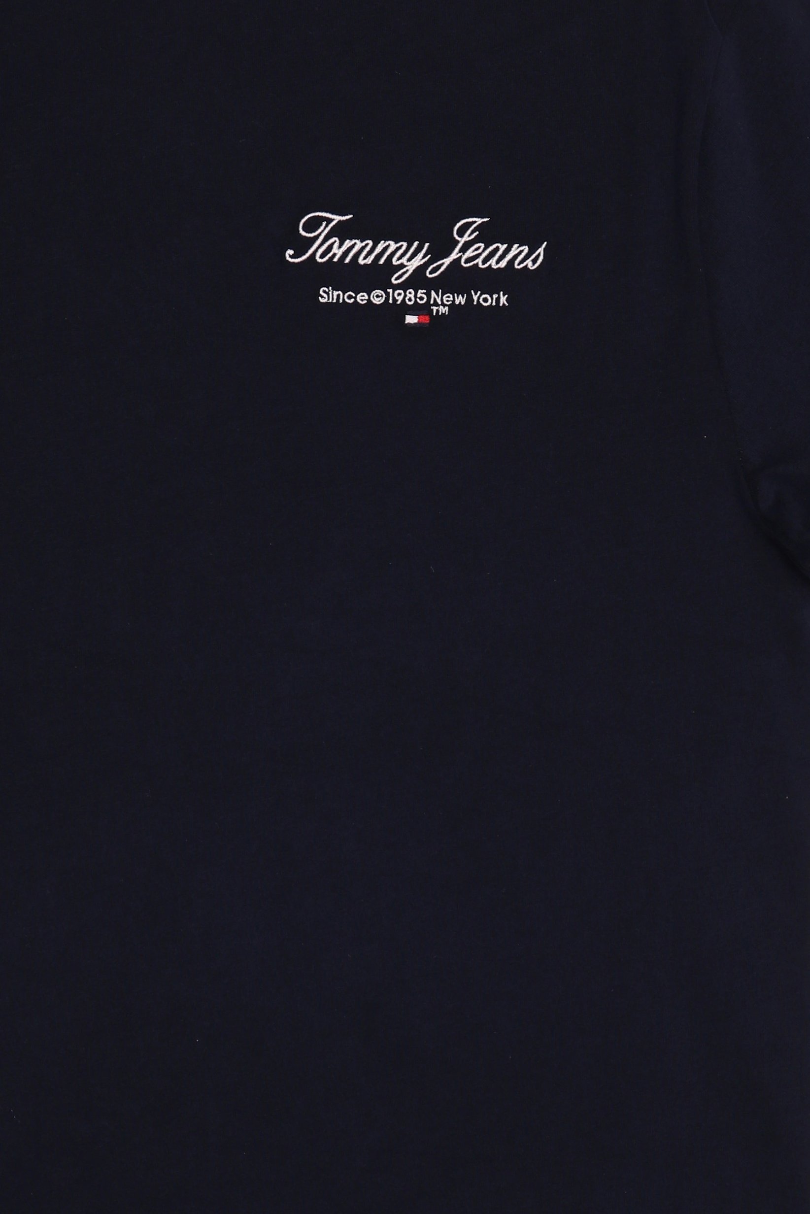 Tommy Jeans Men Crew Neck Short Sleeve Embroidered Logo T-Shirt, Navy