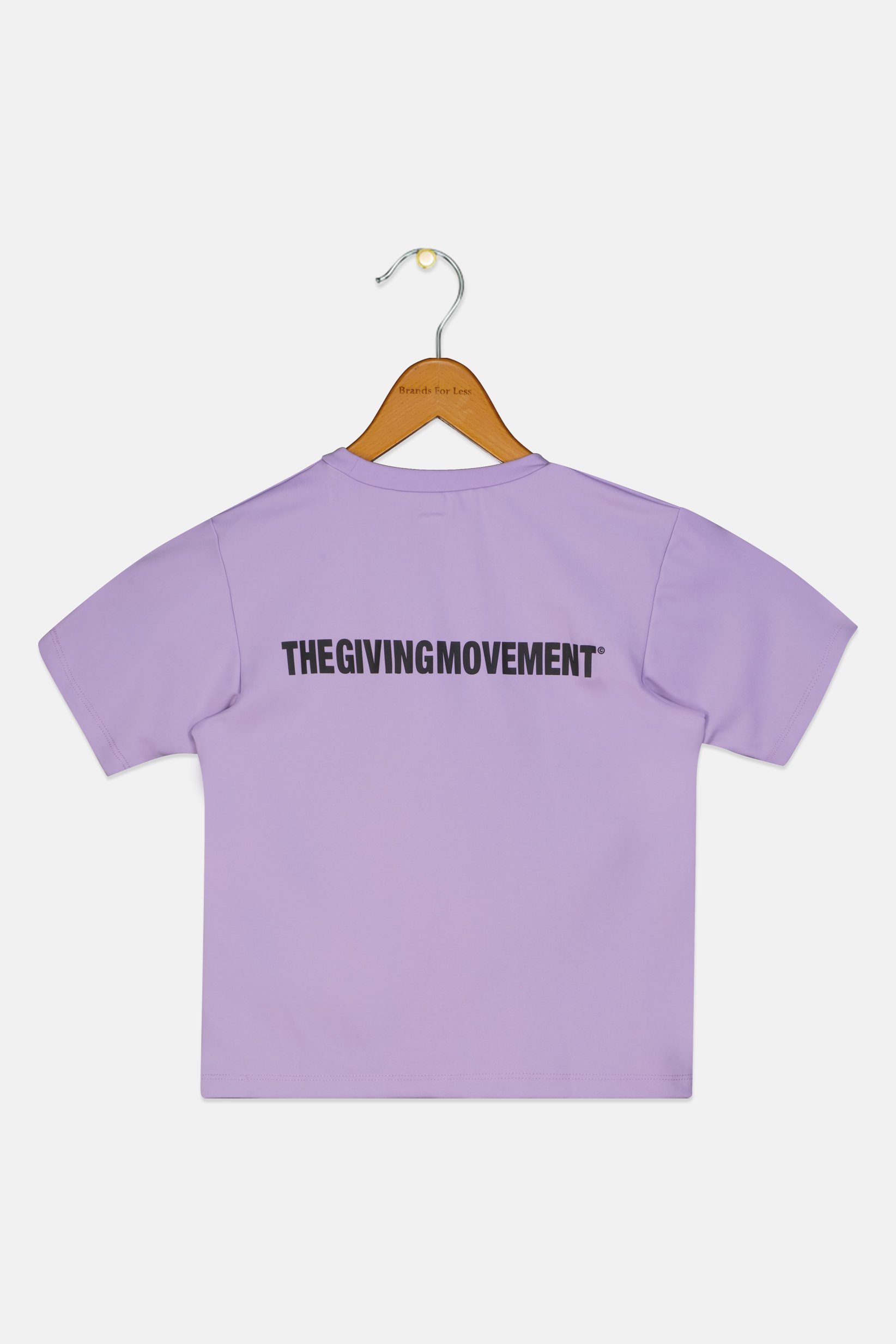 Kids Boy Short Sleeve Brand Logo T-Shirt, Purple