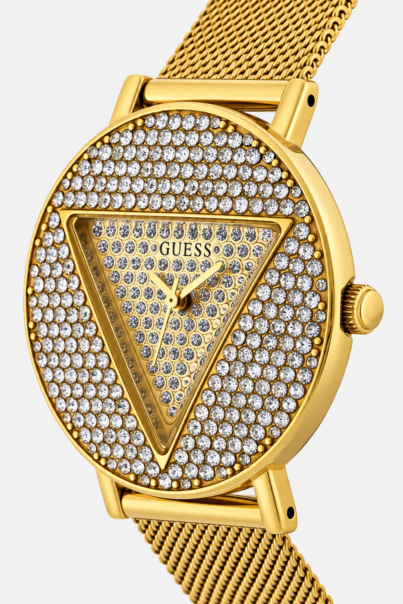 Women GW0477L2 Analog Stainless Steel Watch 35 mm, Gold