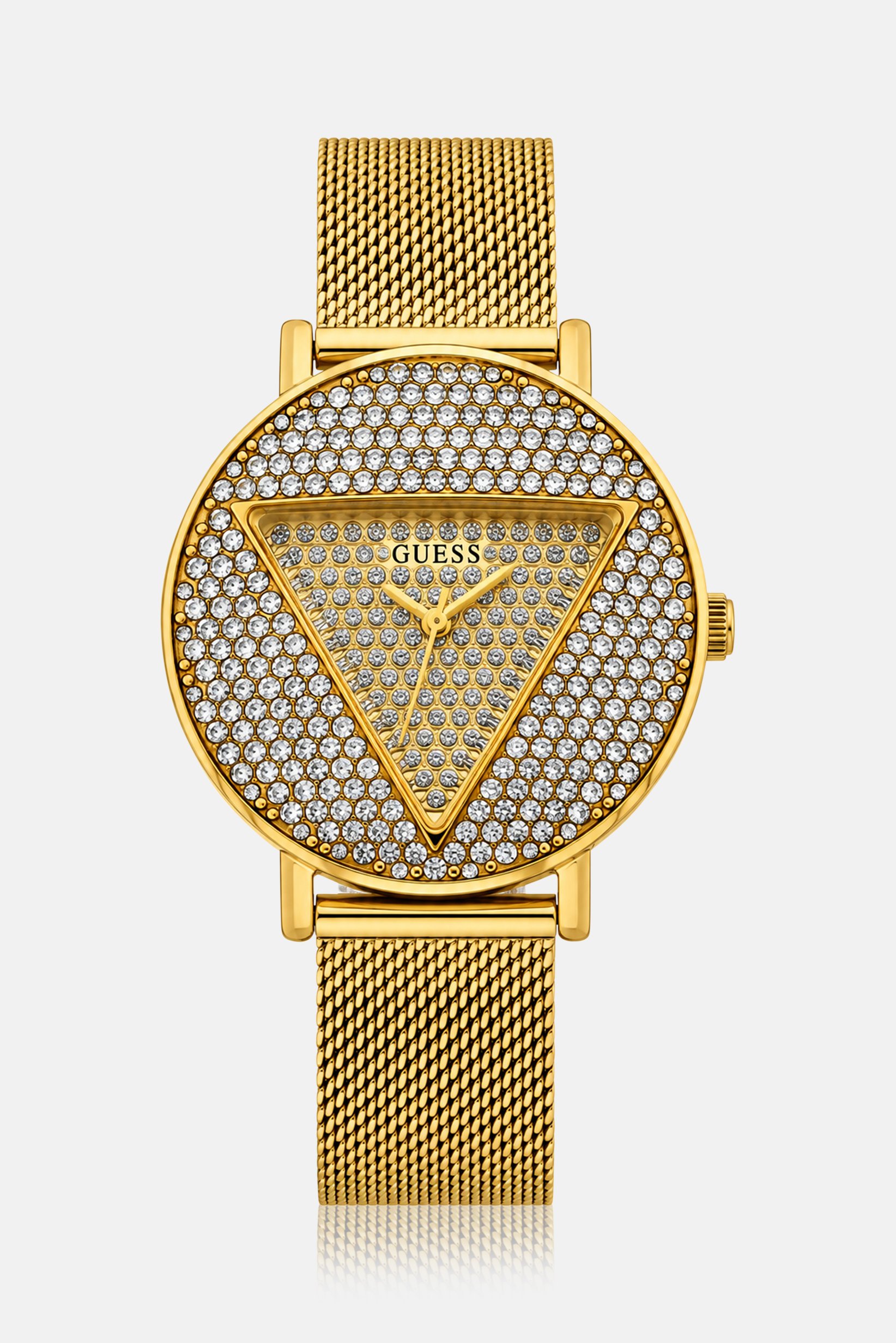 Women GW0477L2 Analog Stainless Steel Watch 35 mm, Gold