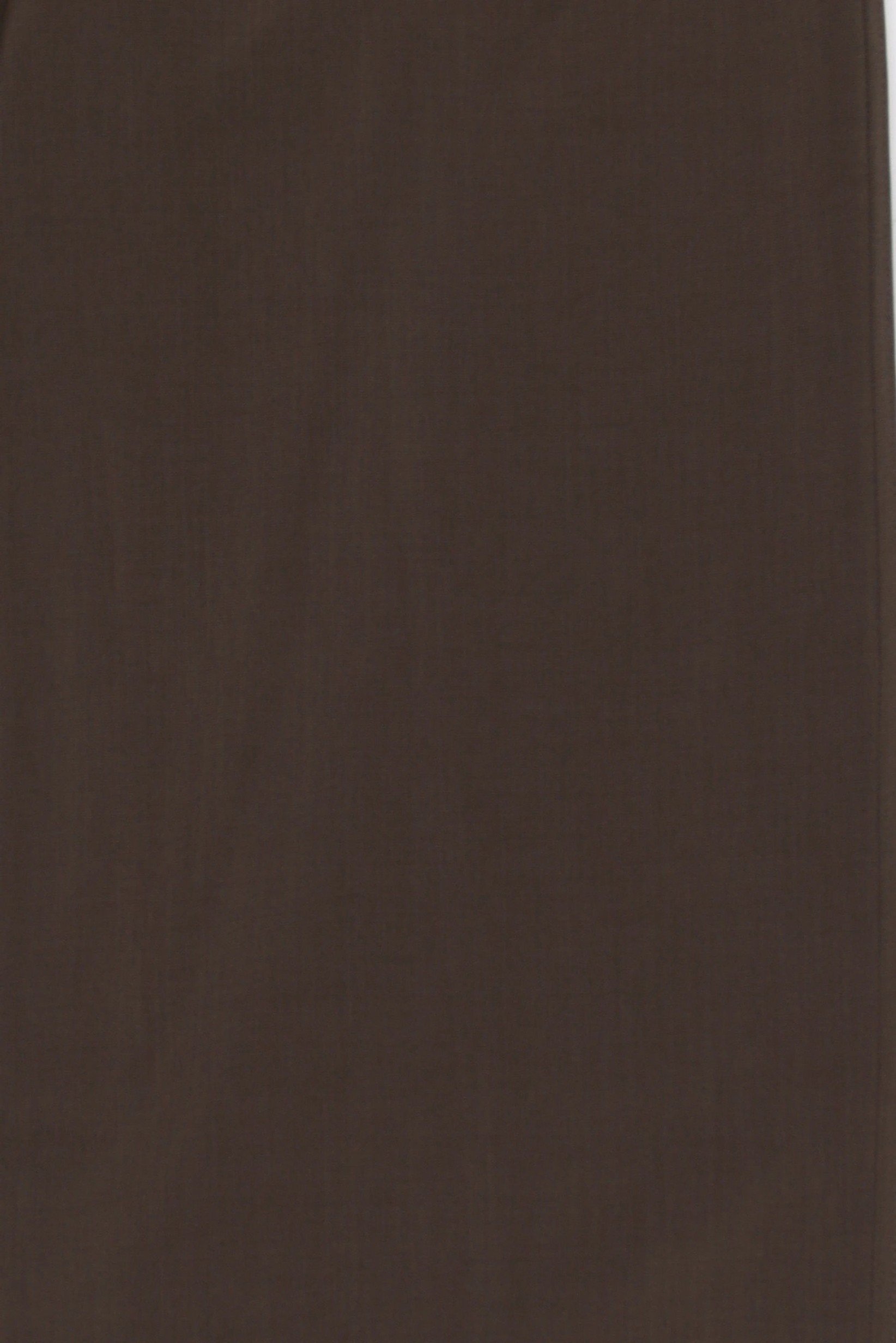 Women Regular Fit Plain Straight Leg Pants, Brown