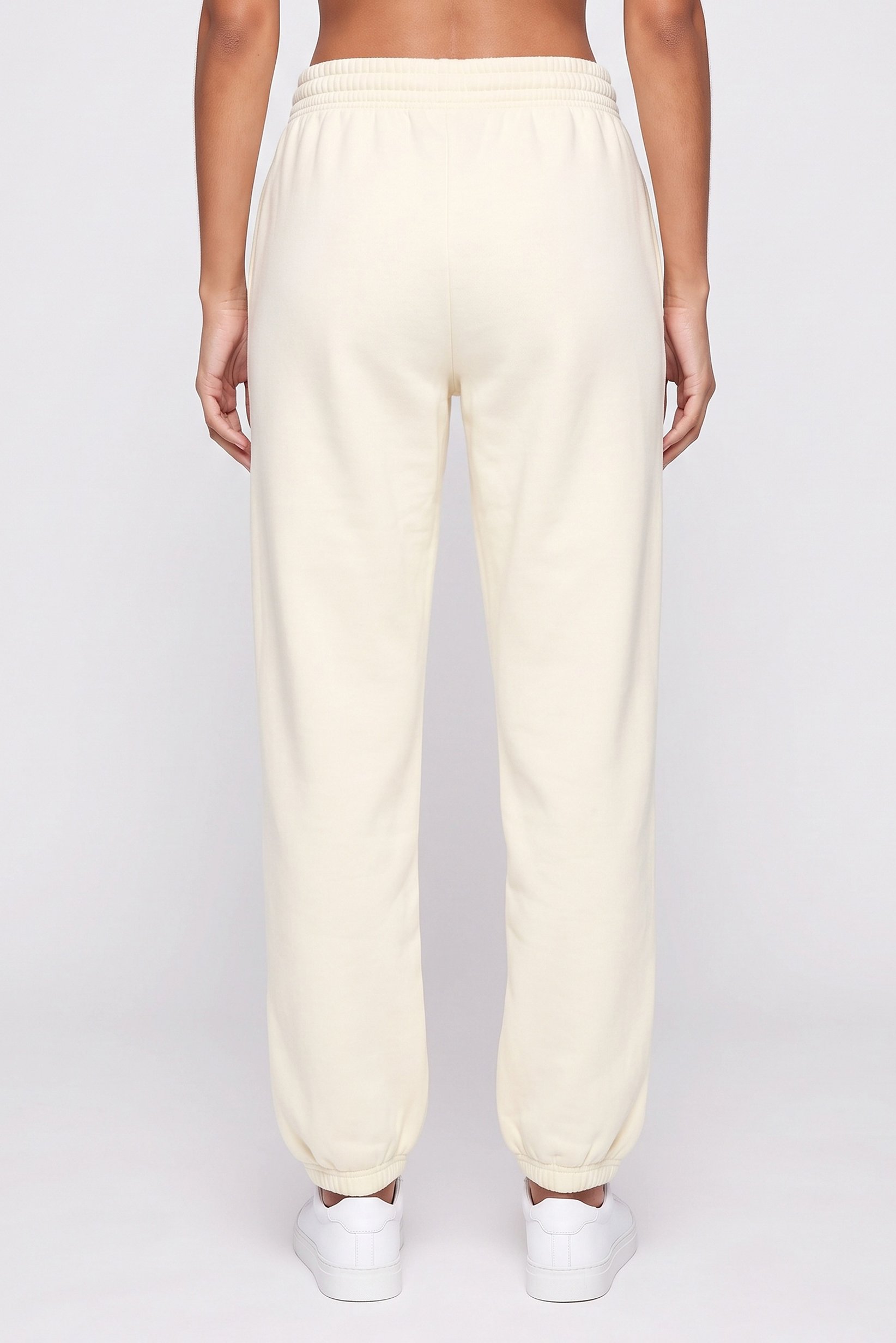 Women Loose Fit Outdoor Sweatpants, Ivory