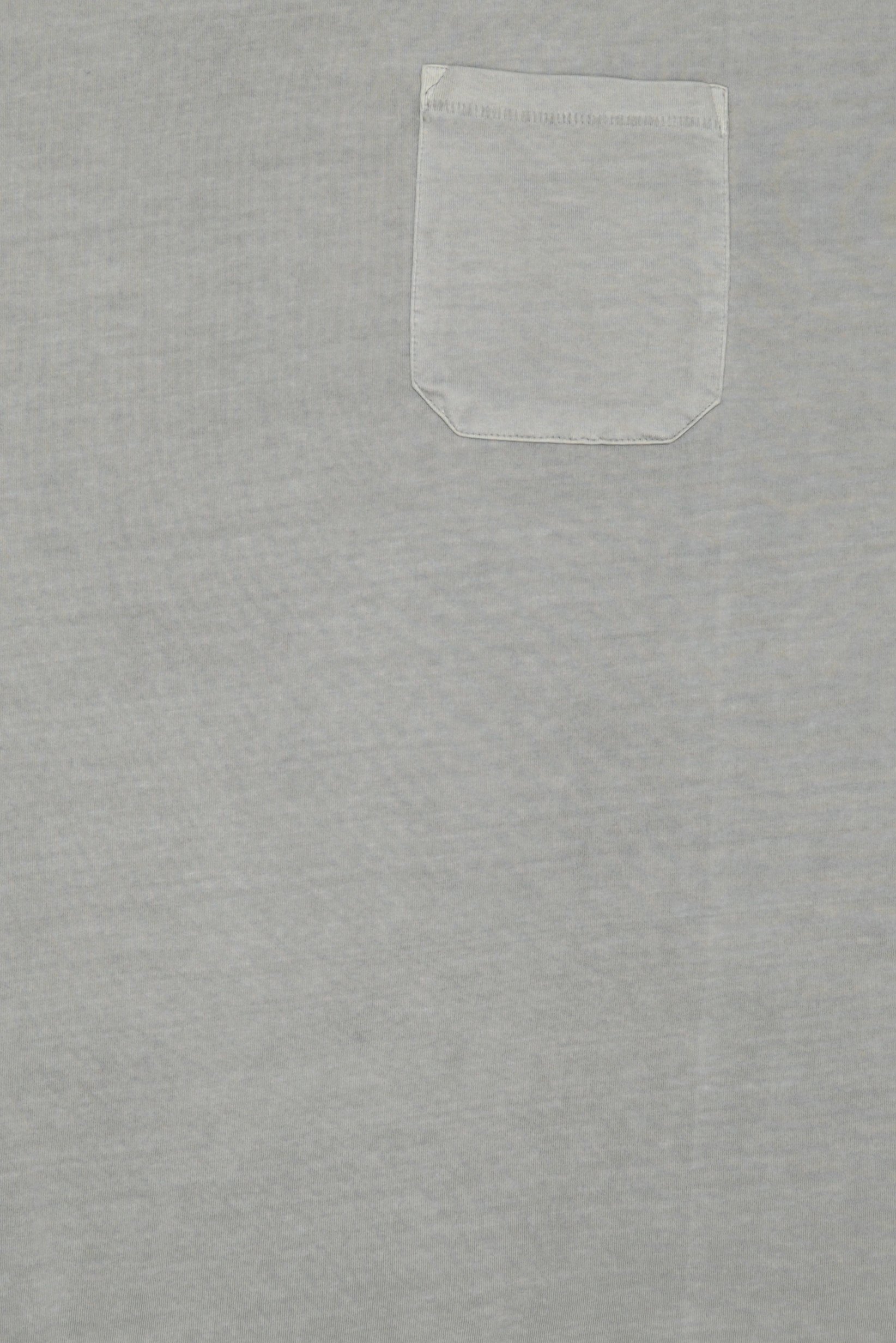 Men Tall Fit Crew Neck Long Sleeves Textured T-shirt, Light Grey