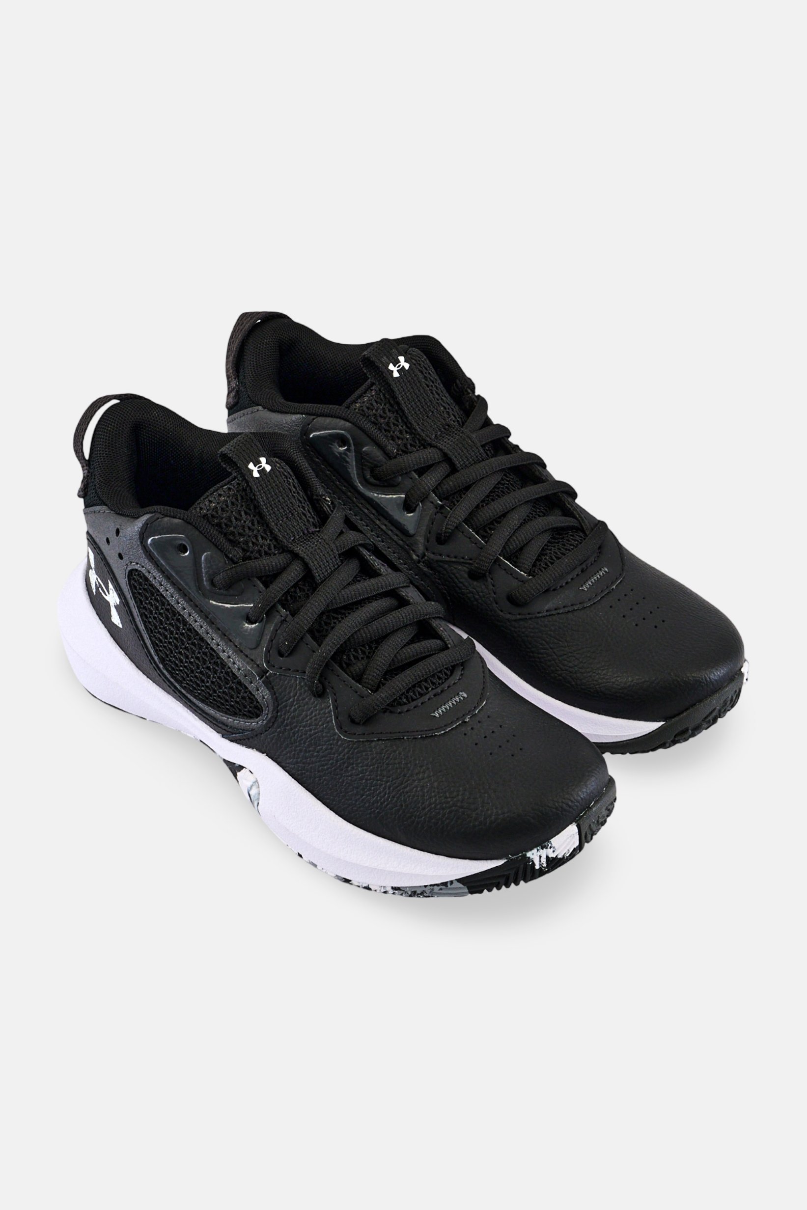 Kids Boy GS Lockdown 6 Lace Up Basketball Shoes, Black