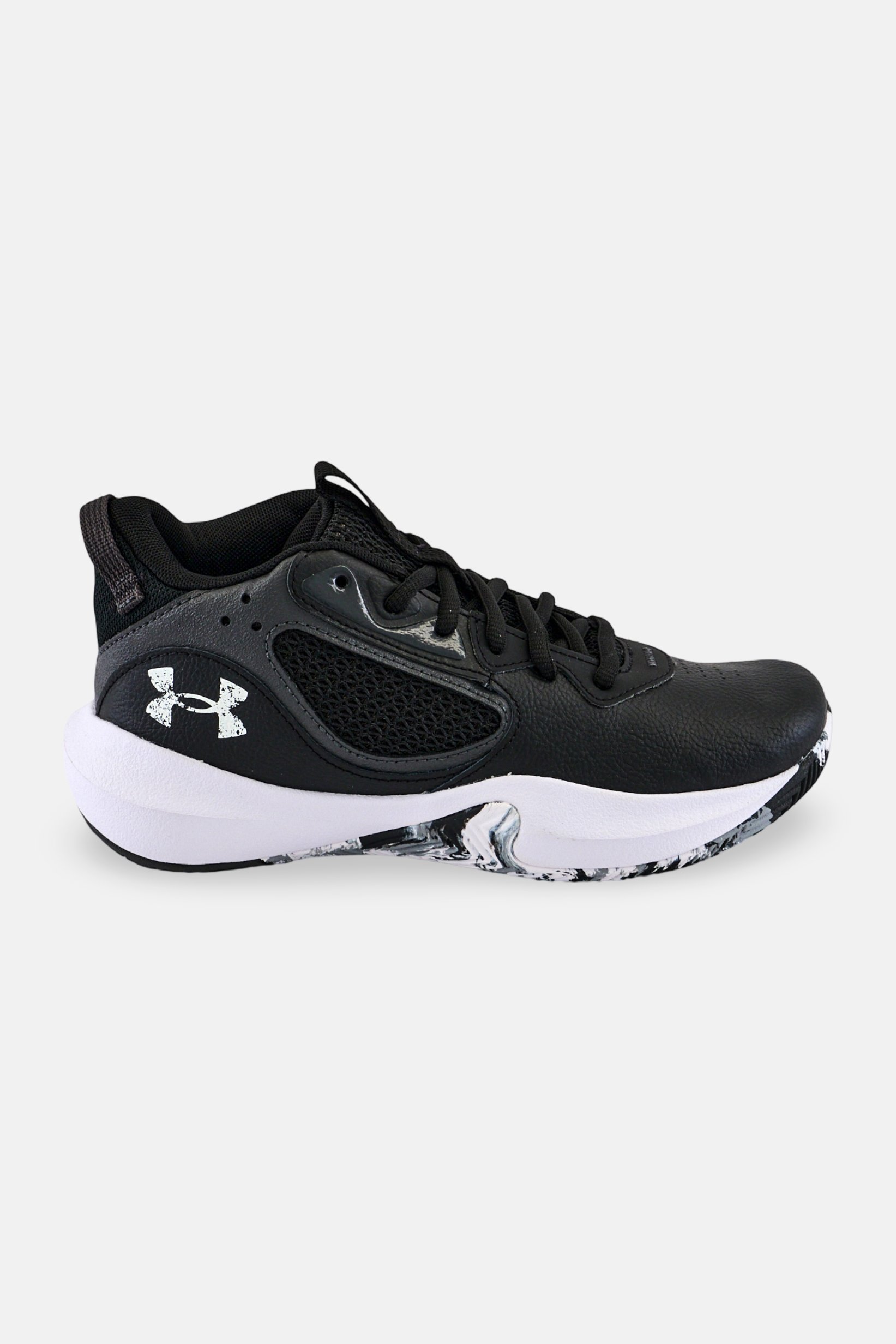 Kids Boy GS Lockdown 6 Lace Up Basketball Shoes, Black