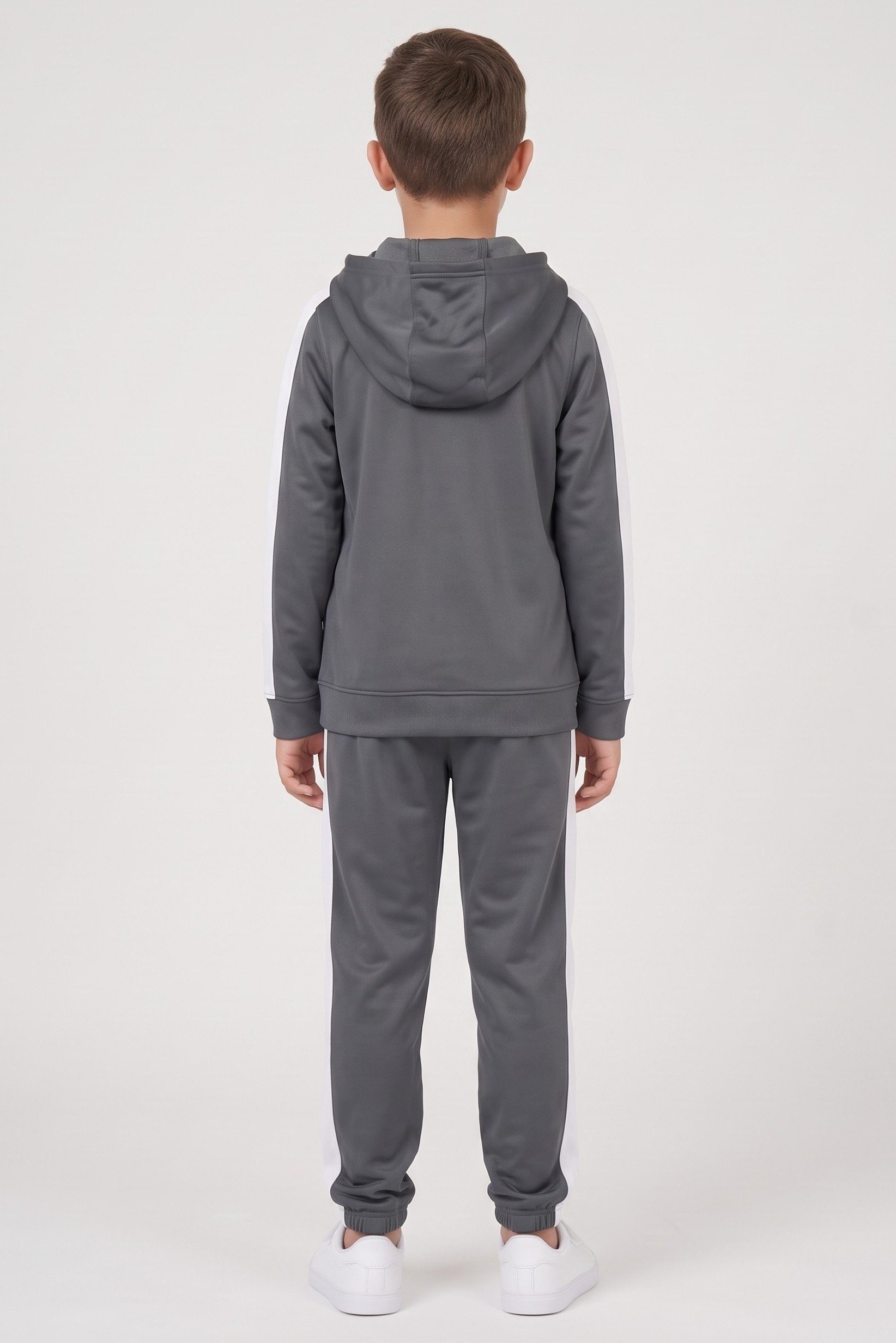 Kids Boy 2 Pieces Loose Fit Training Tracksuits, Grey