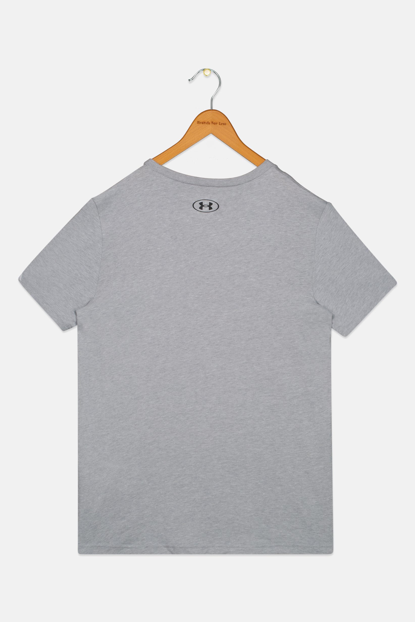 Project Rock x Under Armour Kids Boy Loose Fit Short Sleeve Outdoor T-Shirt, Grey