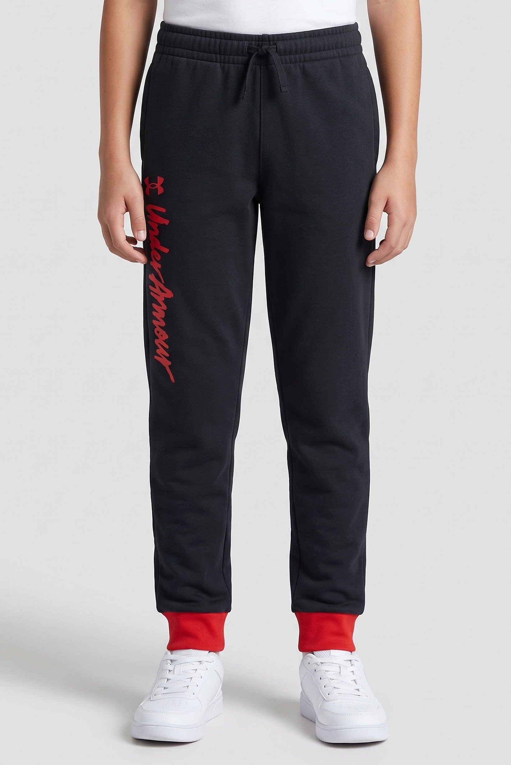 Kids Boy Loose Fit Outdoor Sweatpants, Black