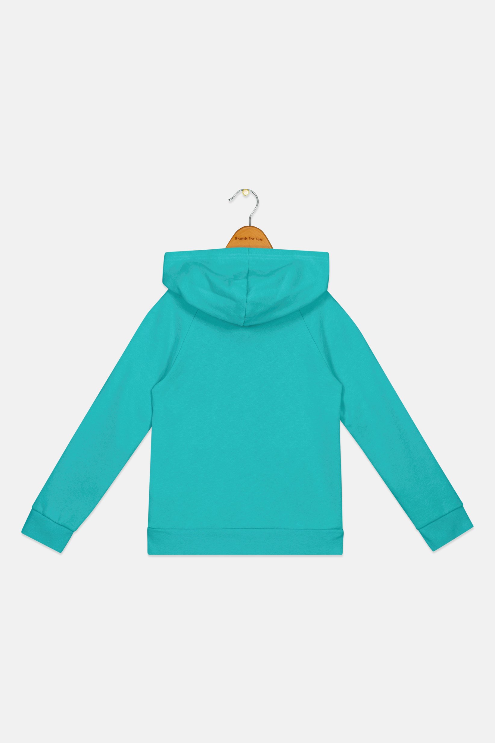 Kids Boy Long Sleeve Outdoor Hoodie,  Turquoise