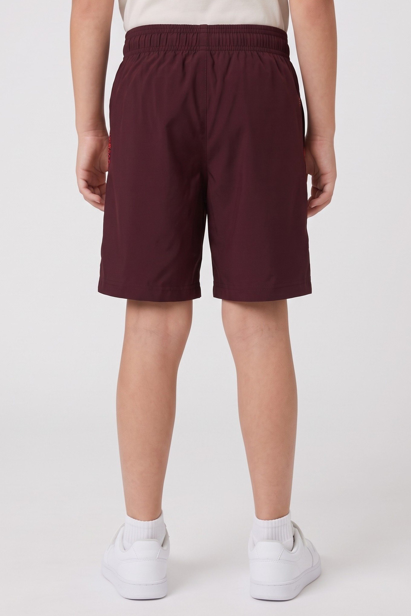 Kids Boy Loose Fit Training Shorts, Maroon