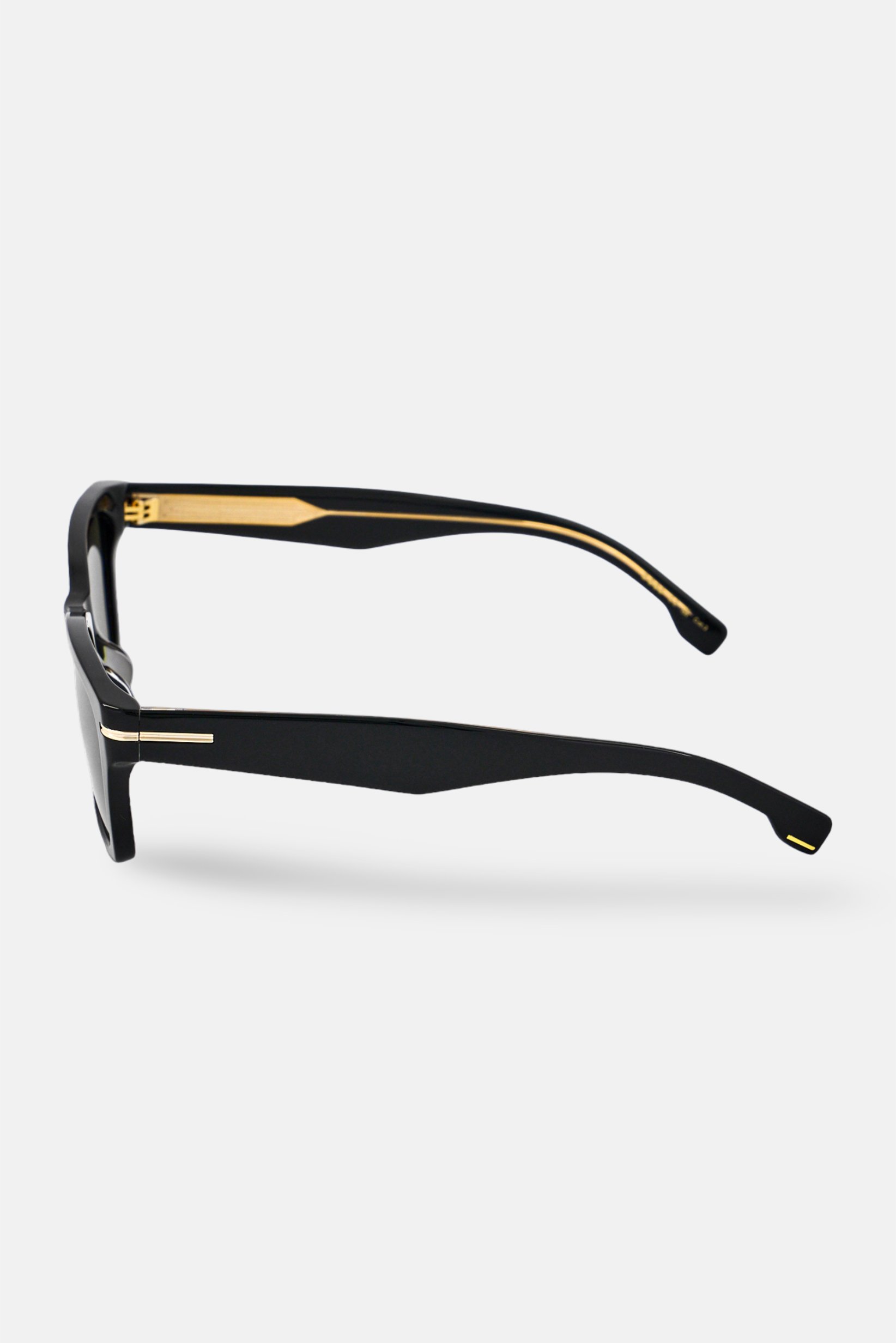 Boss Men BOSS 1739 Rectangular Sunglasses, Black
