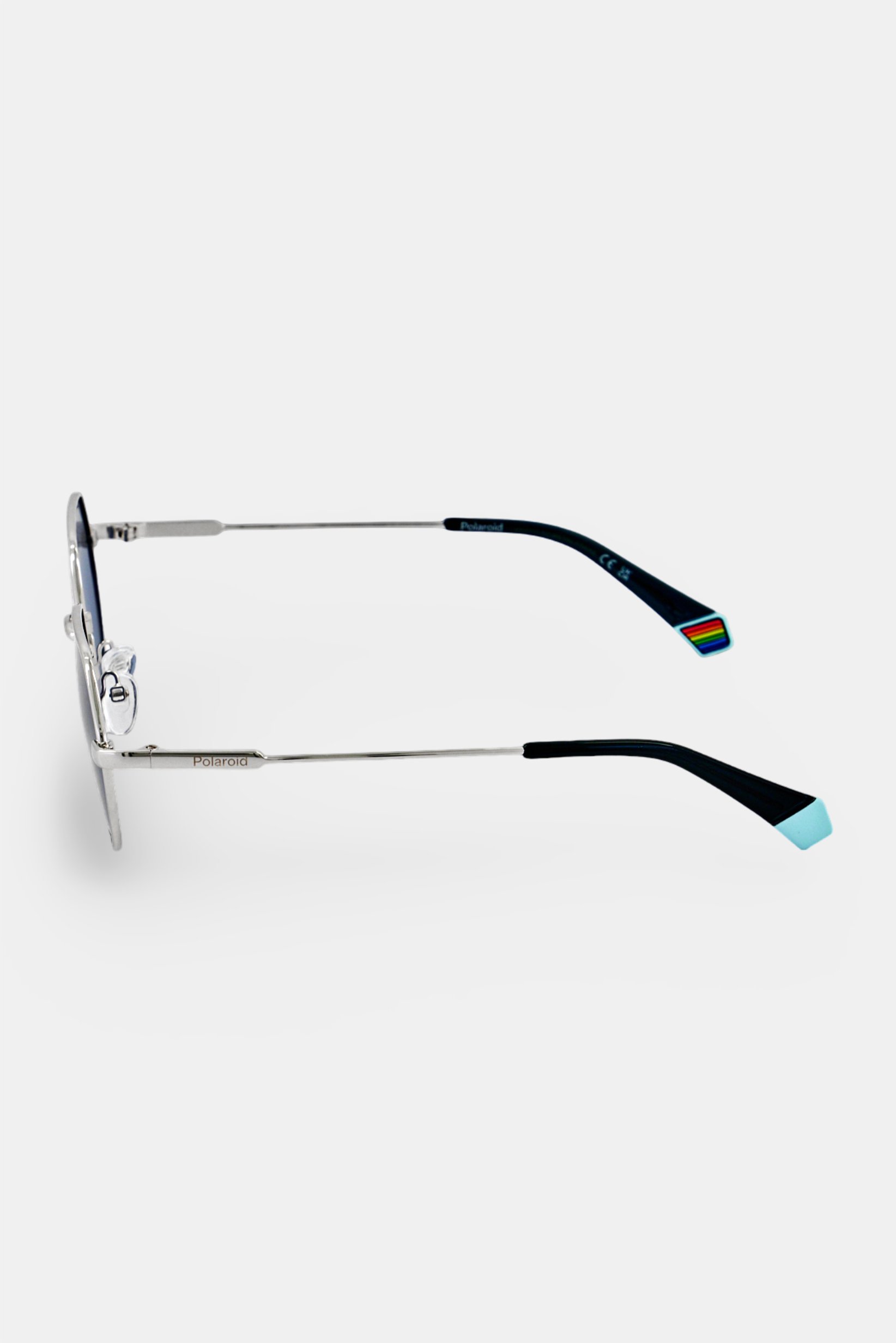 Men 207849DOH54C3 Round Sunglasses, Silver