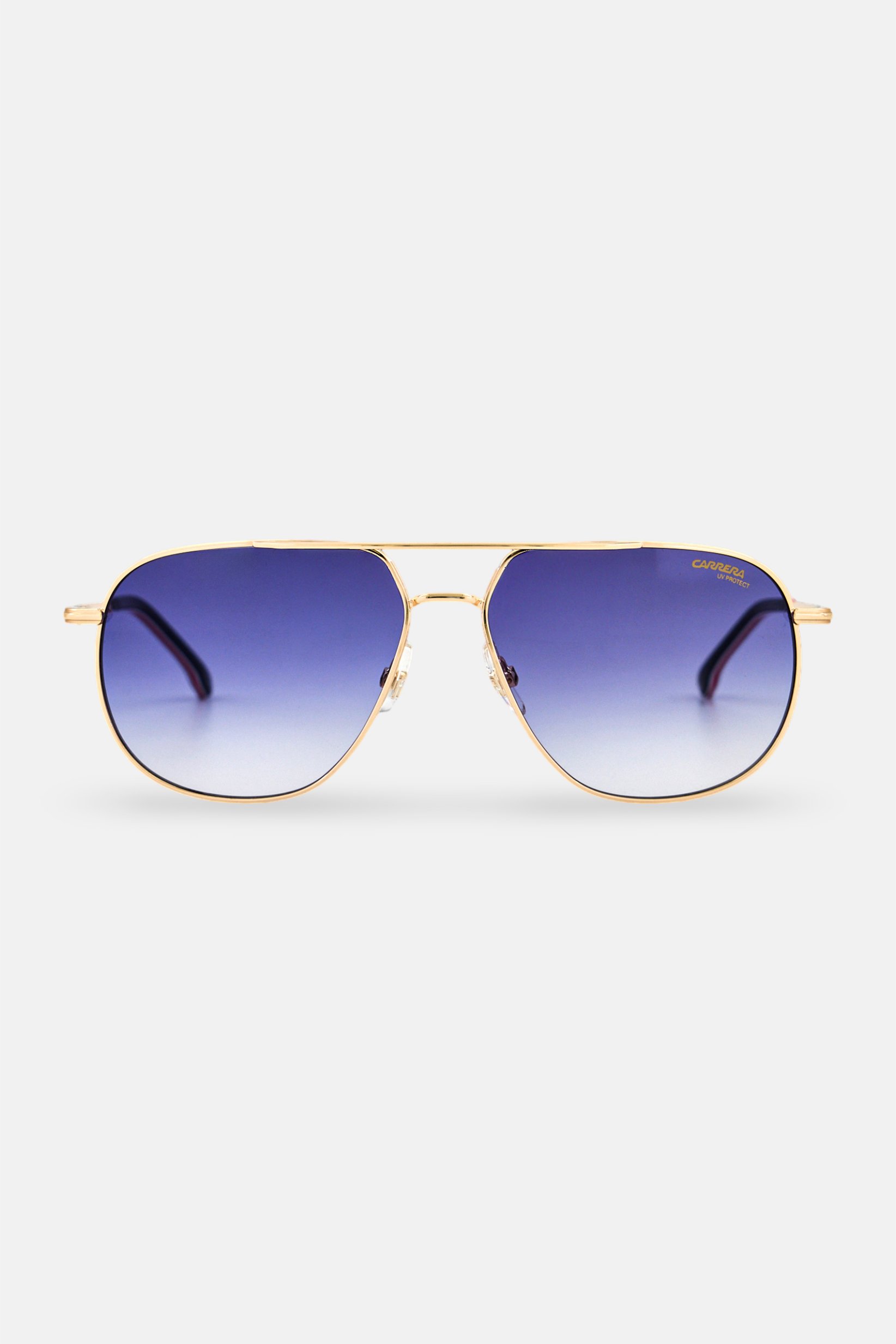 Men 208371OIT6108 Aviator Sunglasses, Gold