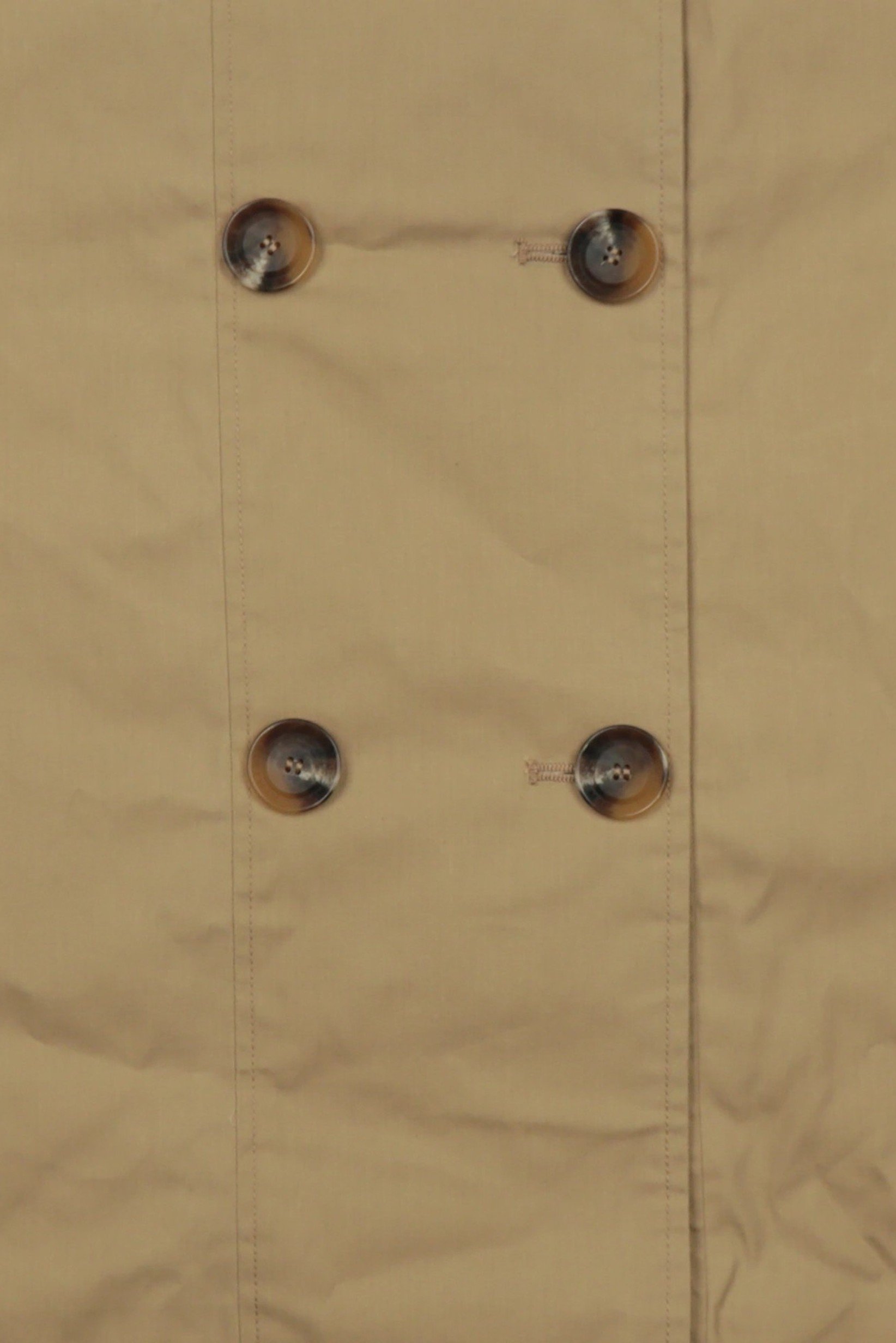 Women Plain Trench Coat, Tan
