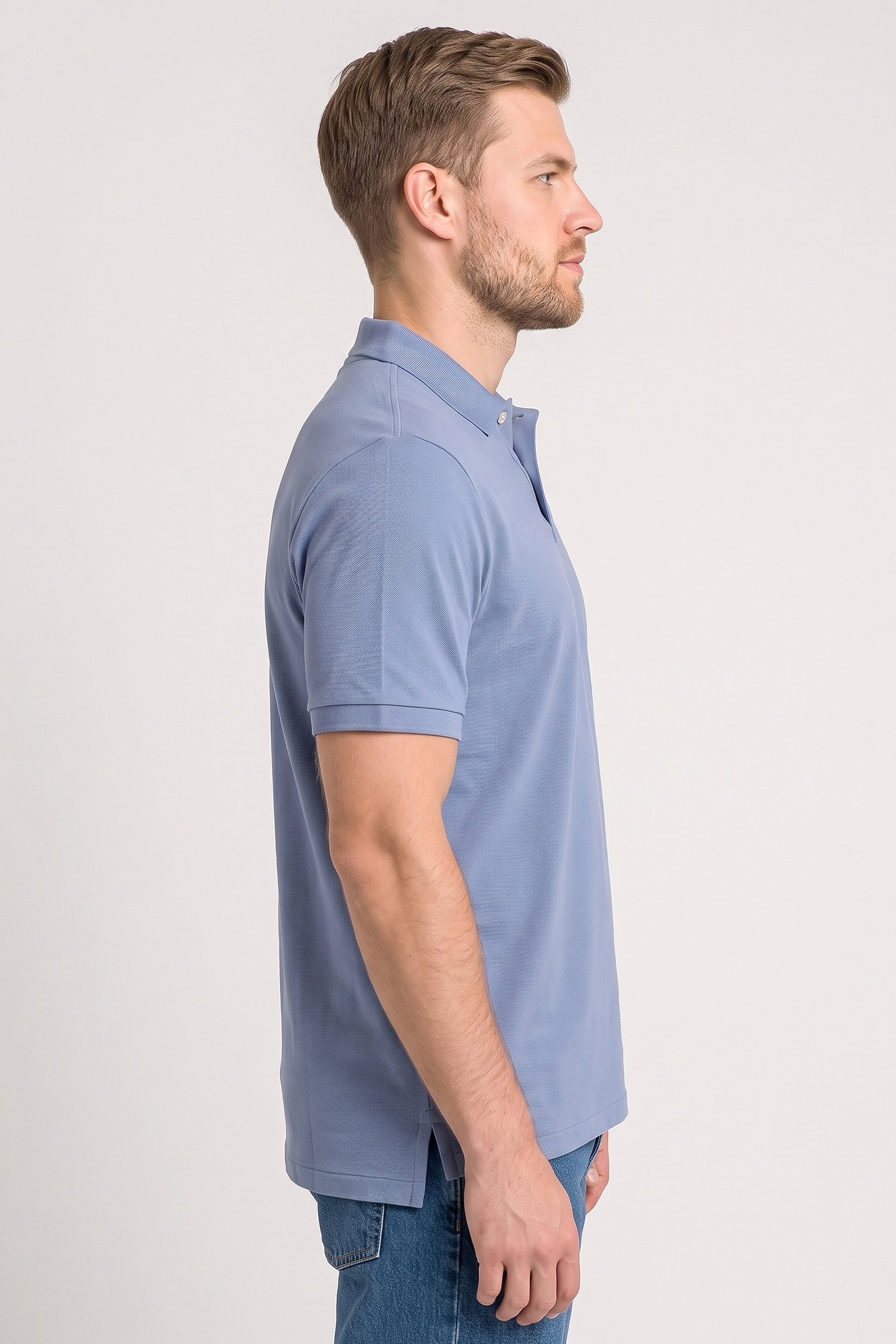 Polo Ralph Lauren Men Short Sleeve Embroidered Logo Polo Shirt, Slate Blue
