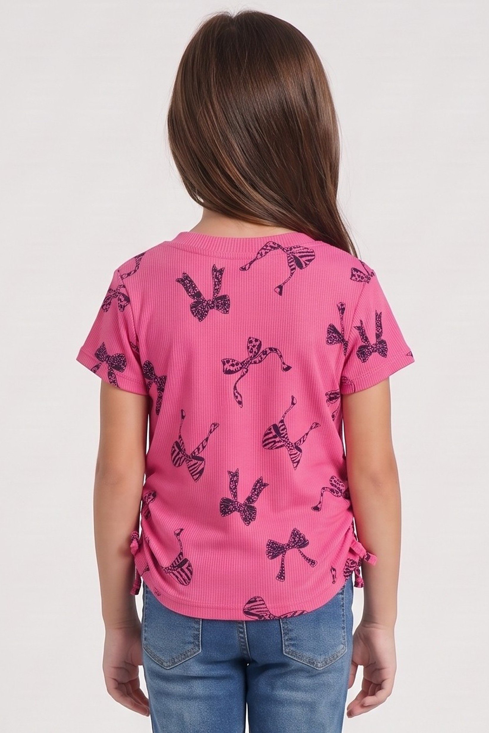 Toddlers Girl 3 Pcs Graphic Print Top, Multicolor