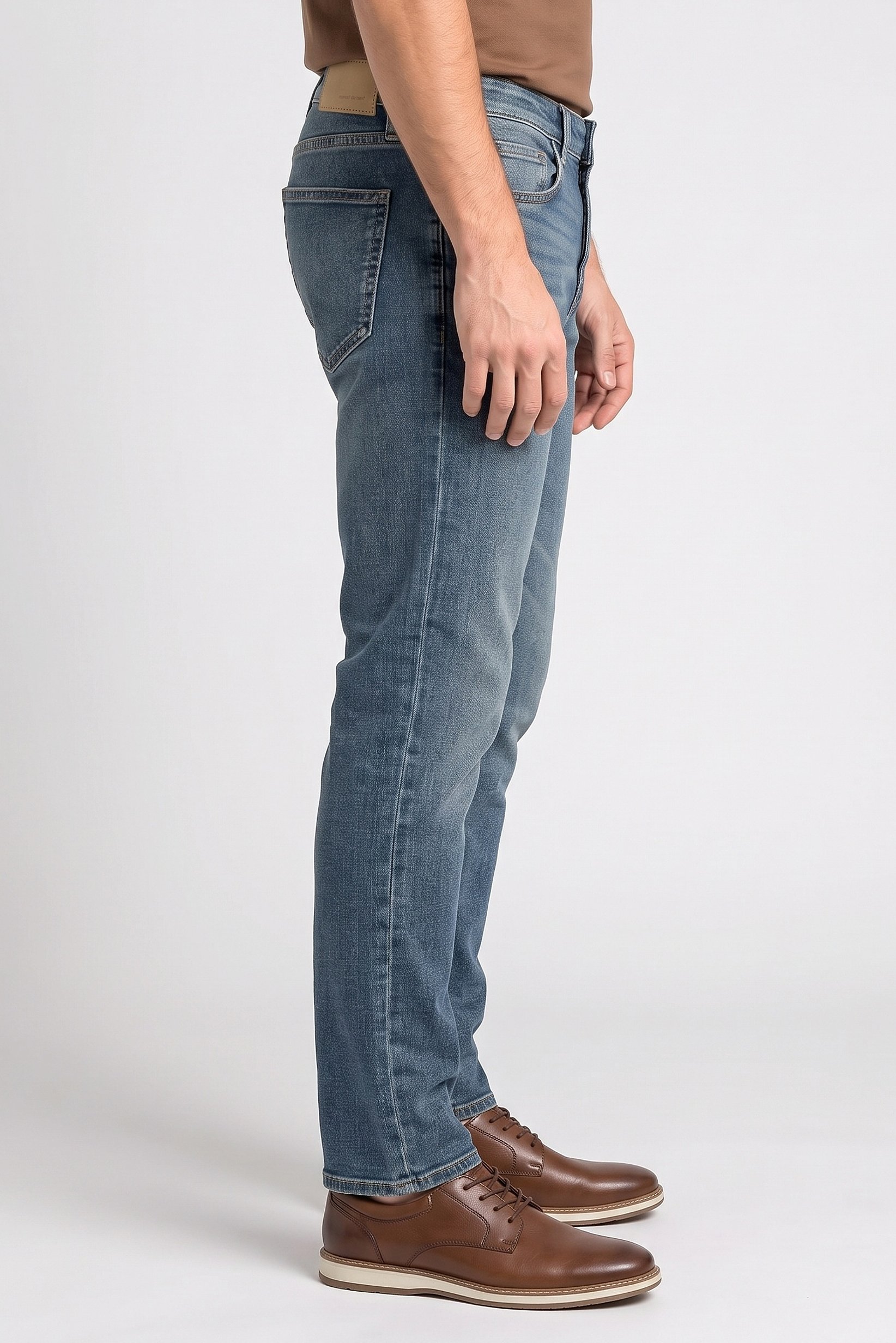 Men Slim Fit Wash Stretchable Denim Jeans, Blue