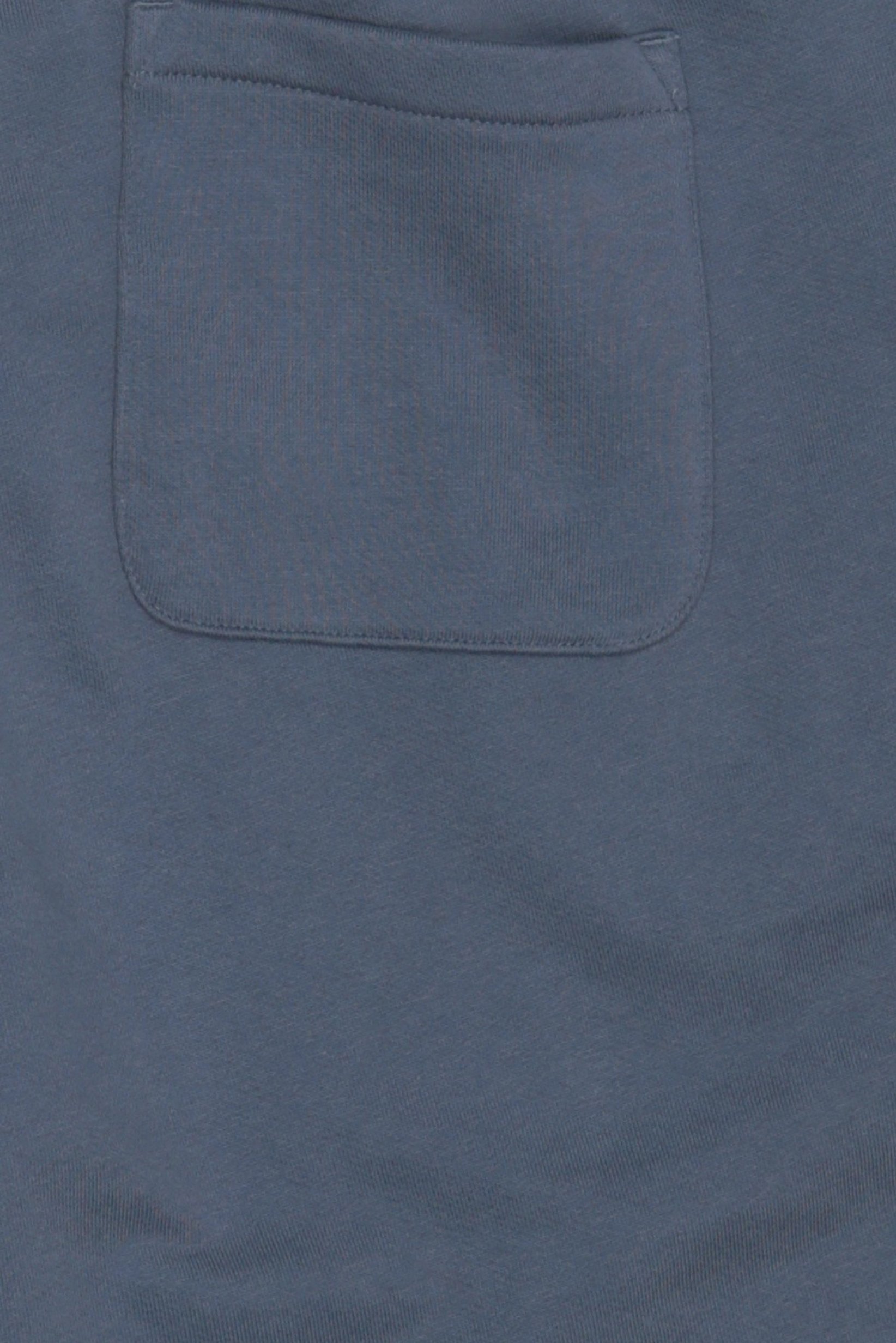 Men Solid Basic Shorts, Slate Blue