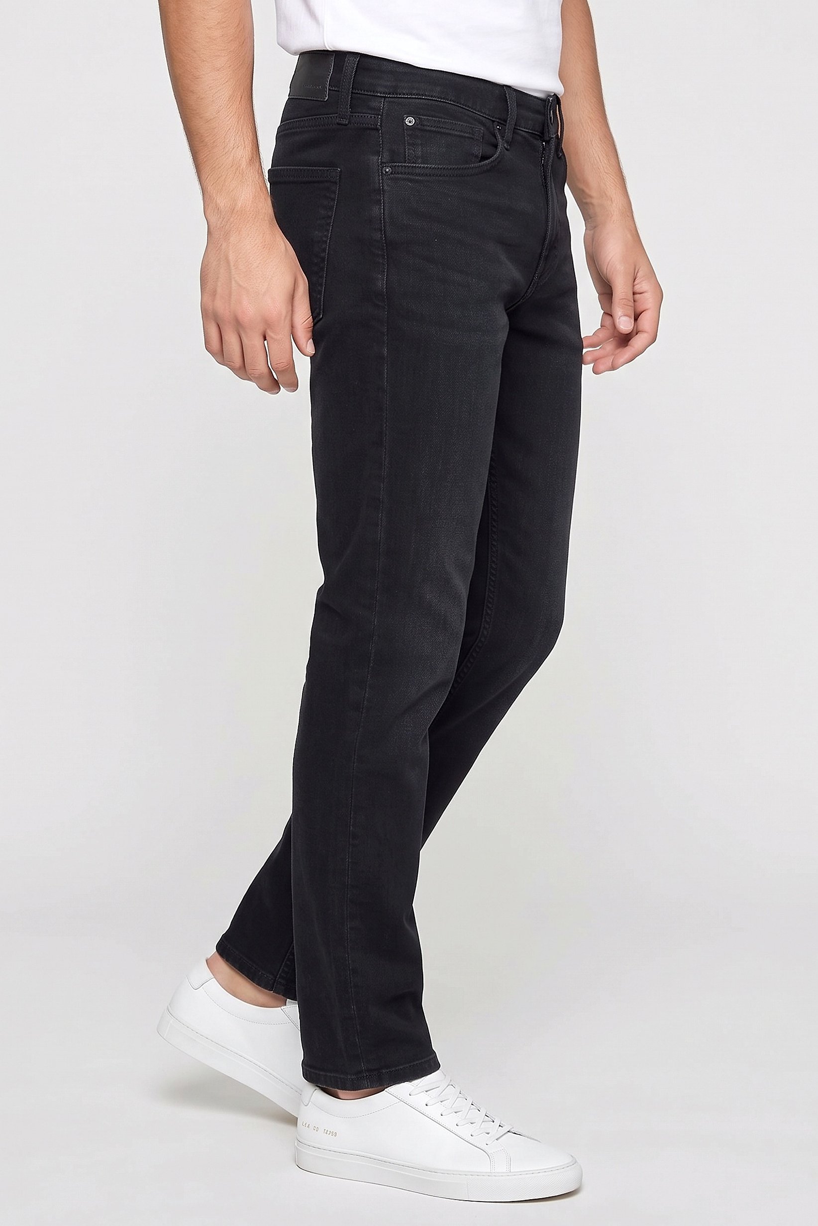 Men Slim Fit Washed Stretchable Denim Jeans, Navy