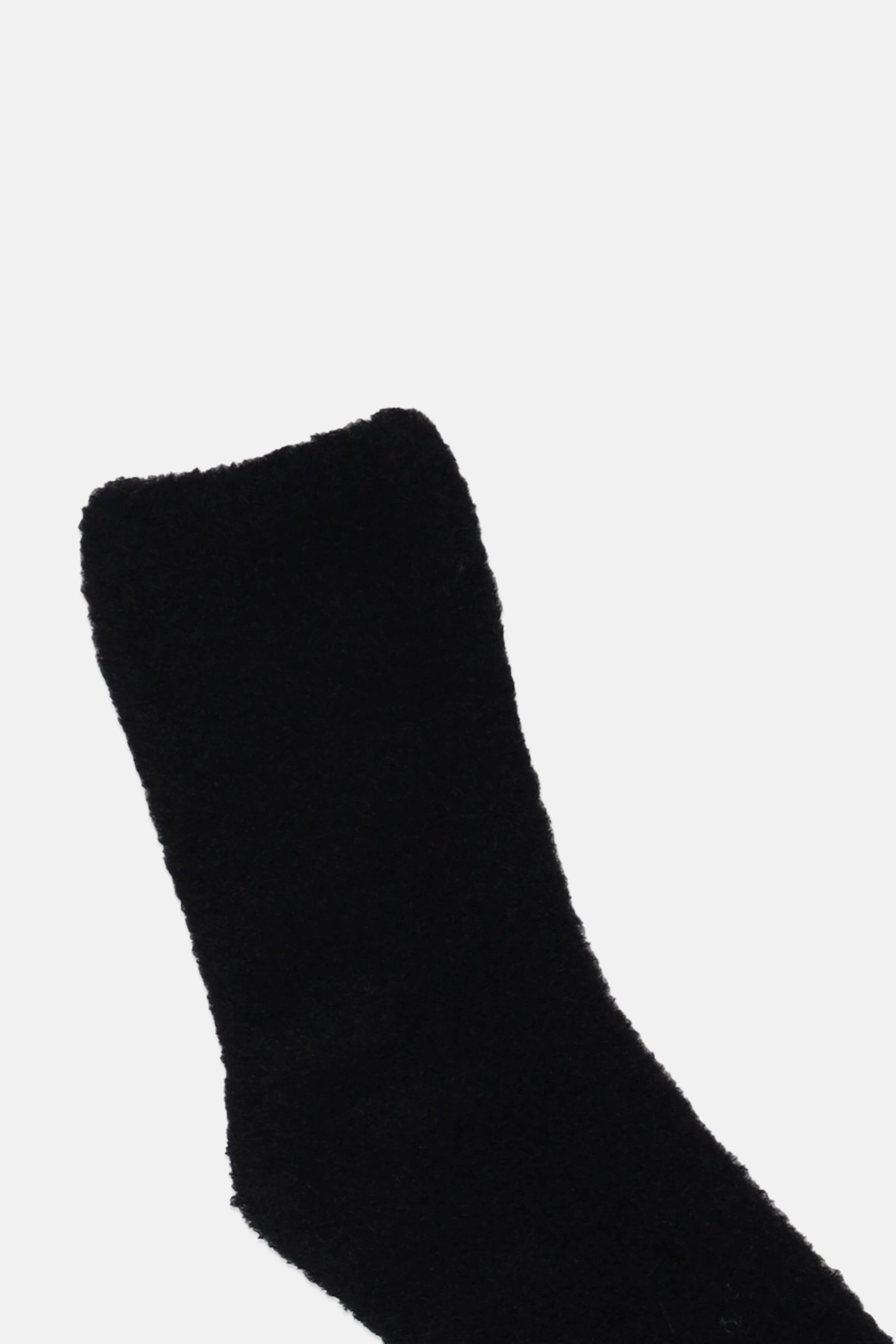Women One Pair Textured Crew Socks, Black
