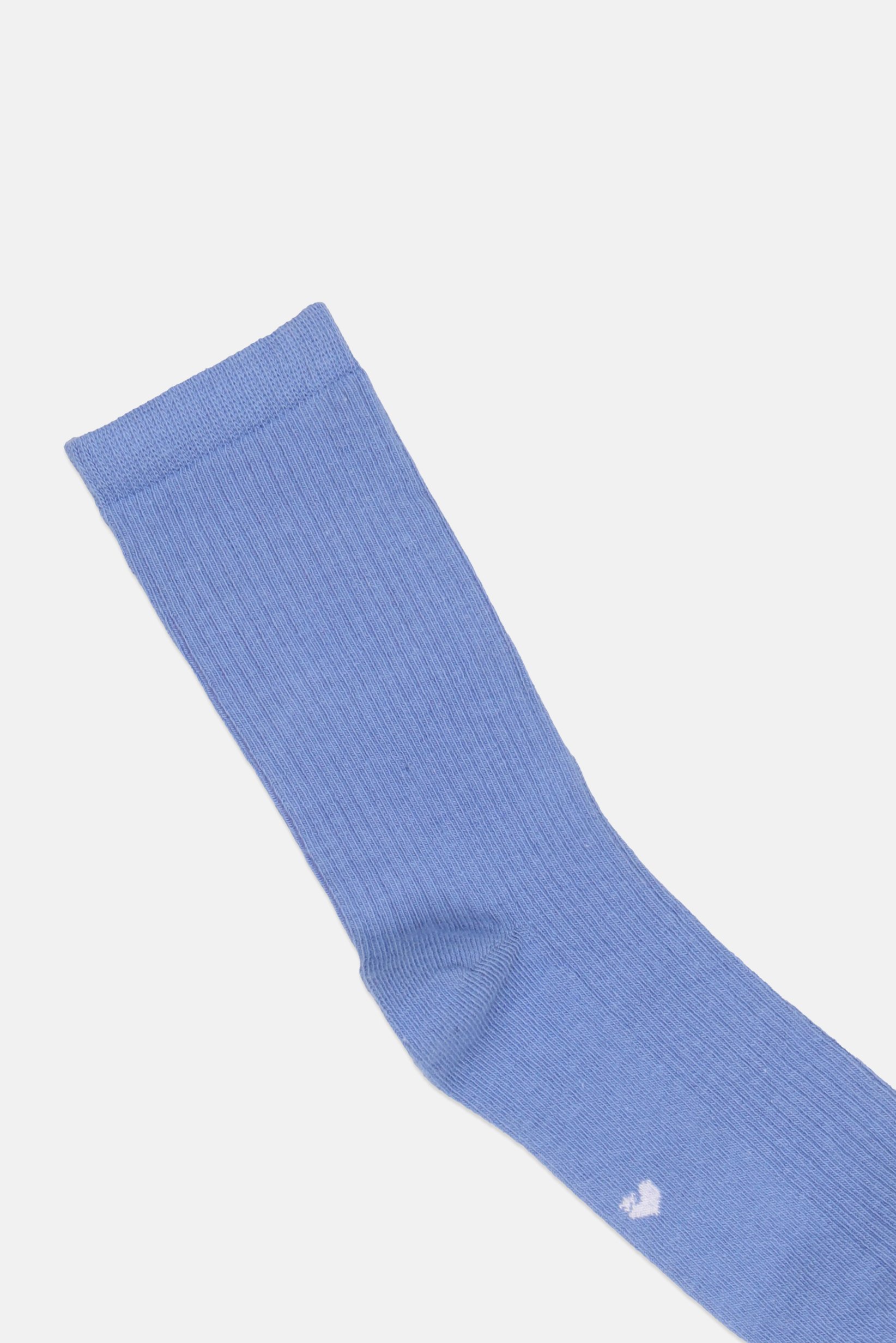 Women 1 Pair Textured Crew Socks, Slate Blue