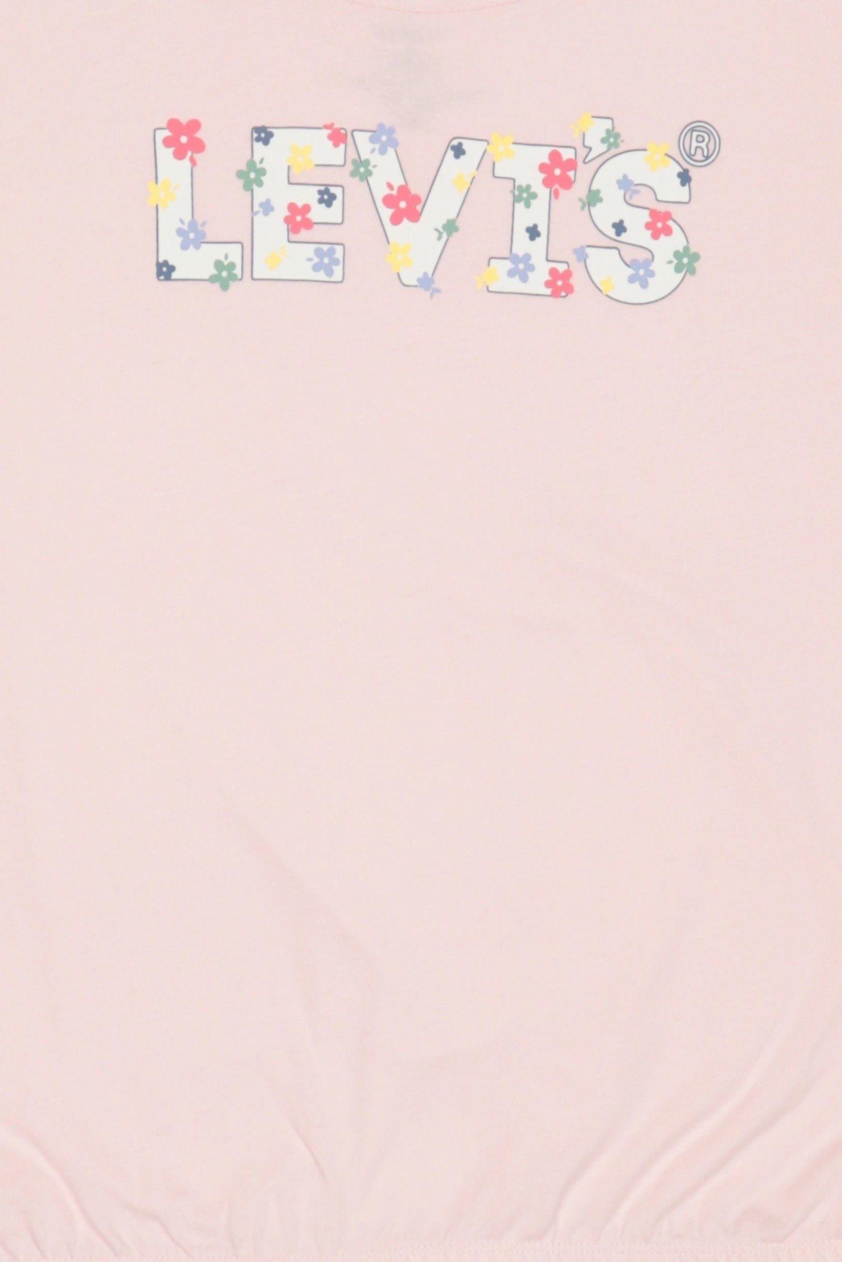 Kids Girl Brand Logo Short Sleeve Top, Pink