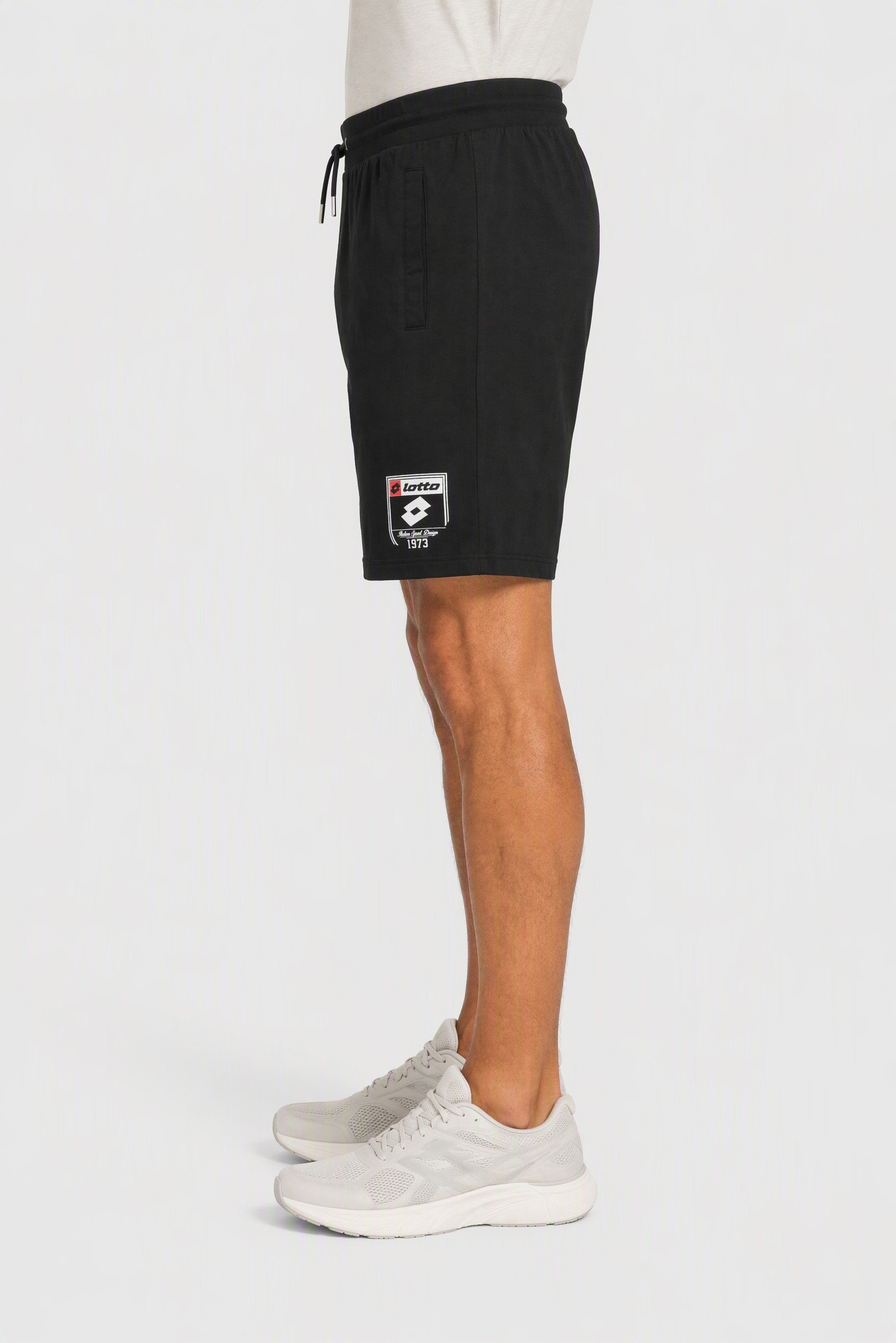 Men Sportswear Fit Outdoor Shorts, Black