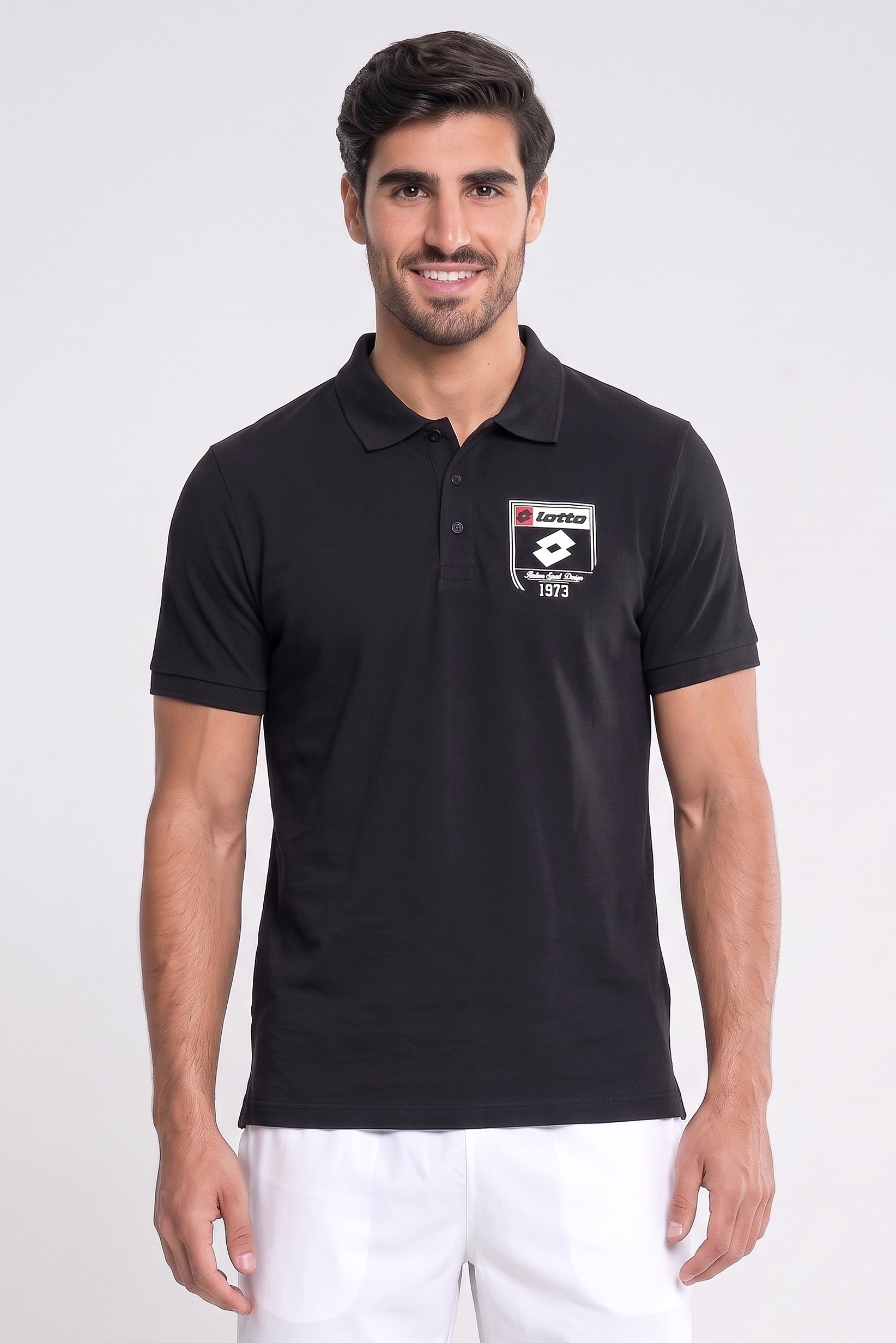 Men Sportswear Fit Short Sleeve Outdoor Polo Shirt, Navy