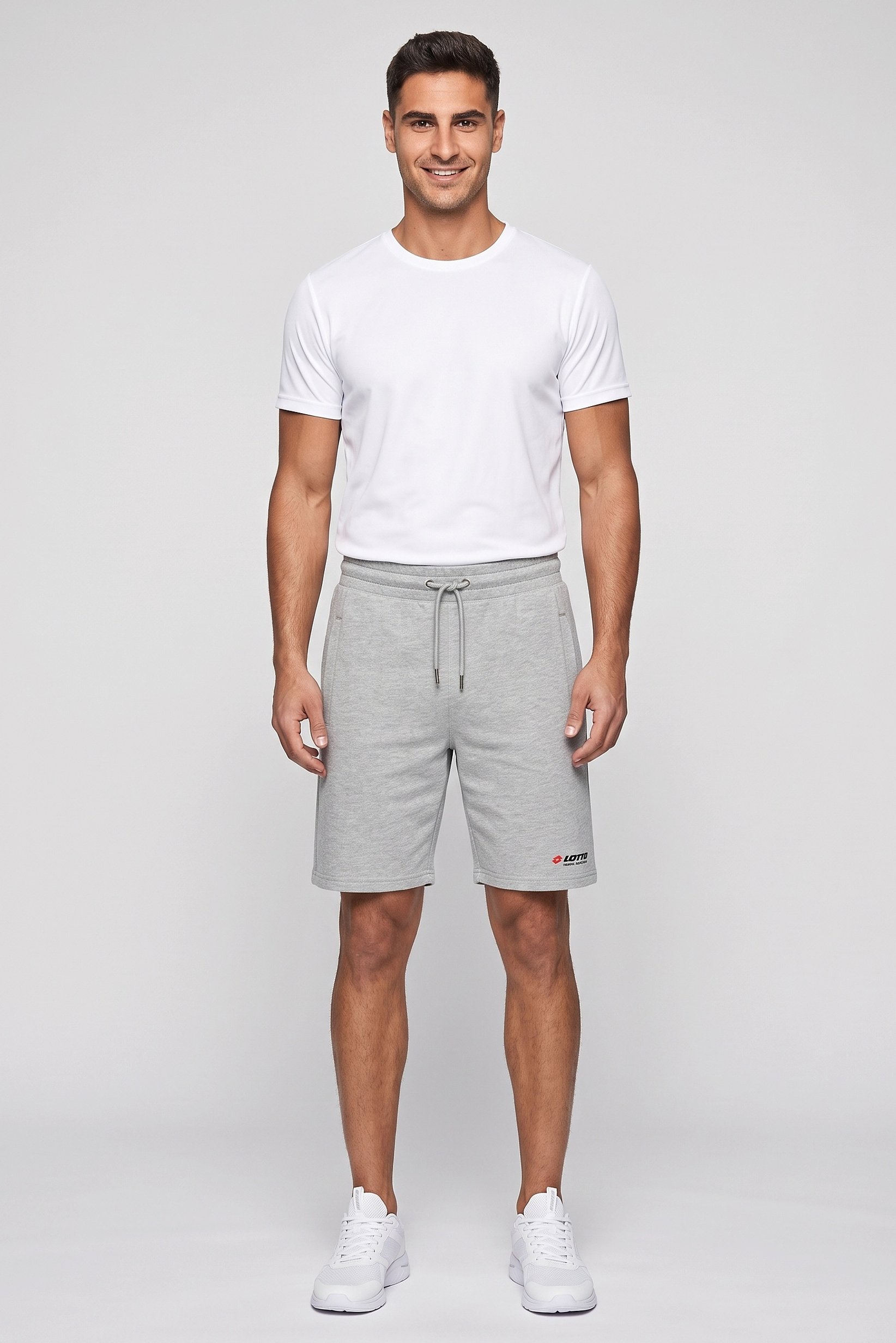 Men Sportswear Fit Outdoor Shorts, Grey