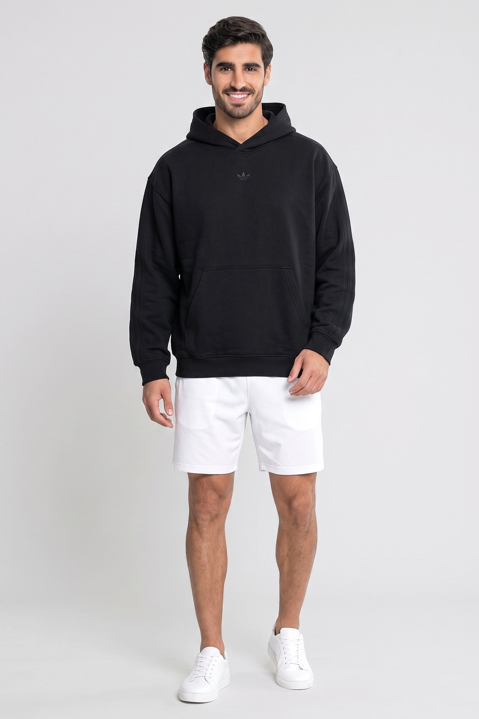 Men Sportswear Fit Outdoor Hoodie, Black