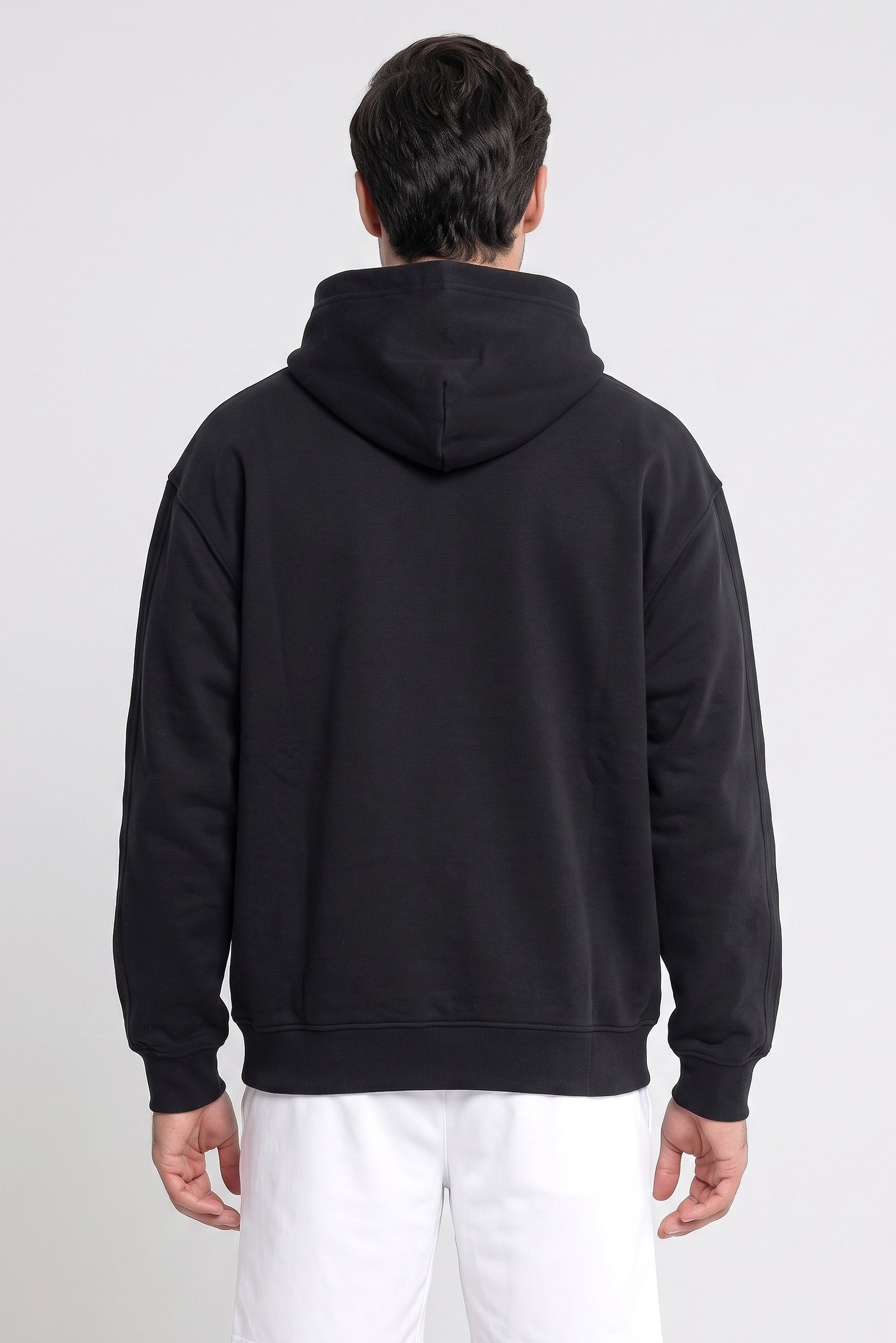 Men Sportswear Fit Outdoor Hoodie, Black