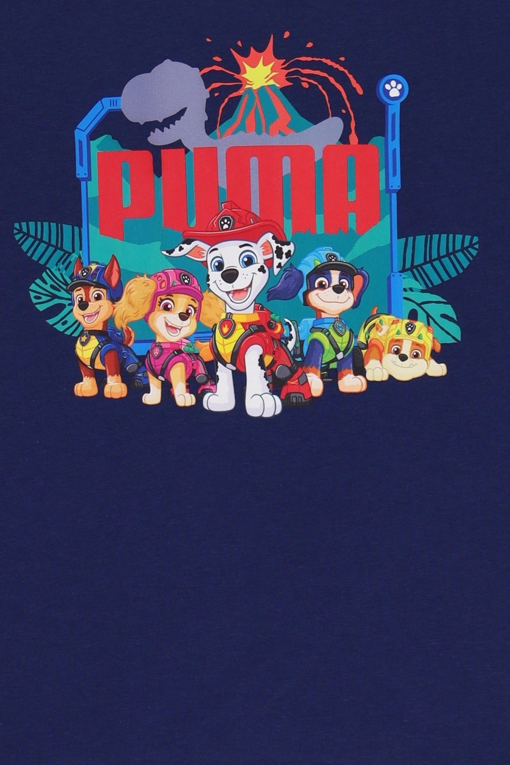 Puma x Paw Patrol Kids Boy Sportswear Fit Short Sleeve Outdoor T-shirt, Navy