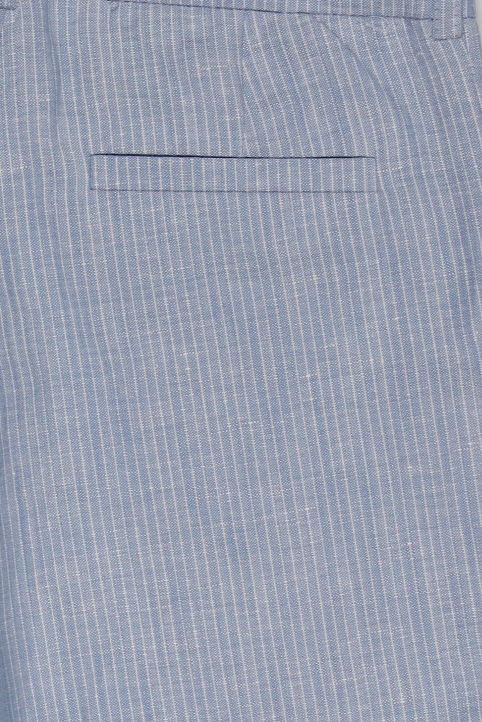 Kids Boy Pin Stripe Chino Shorts, Light Blue