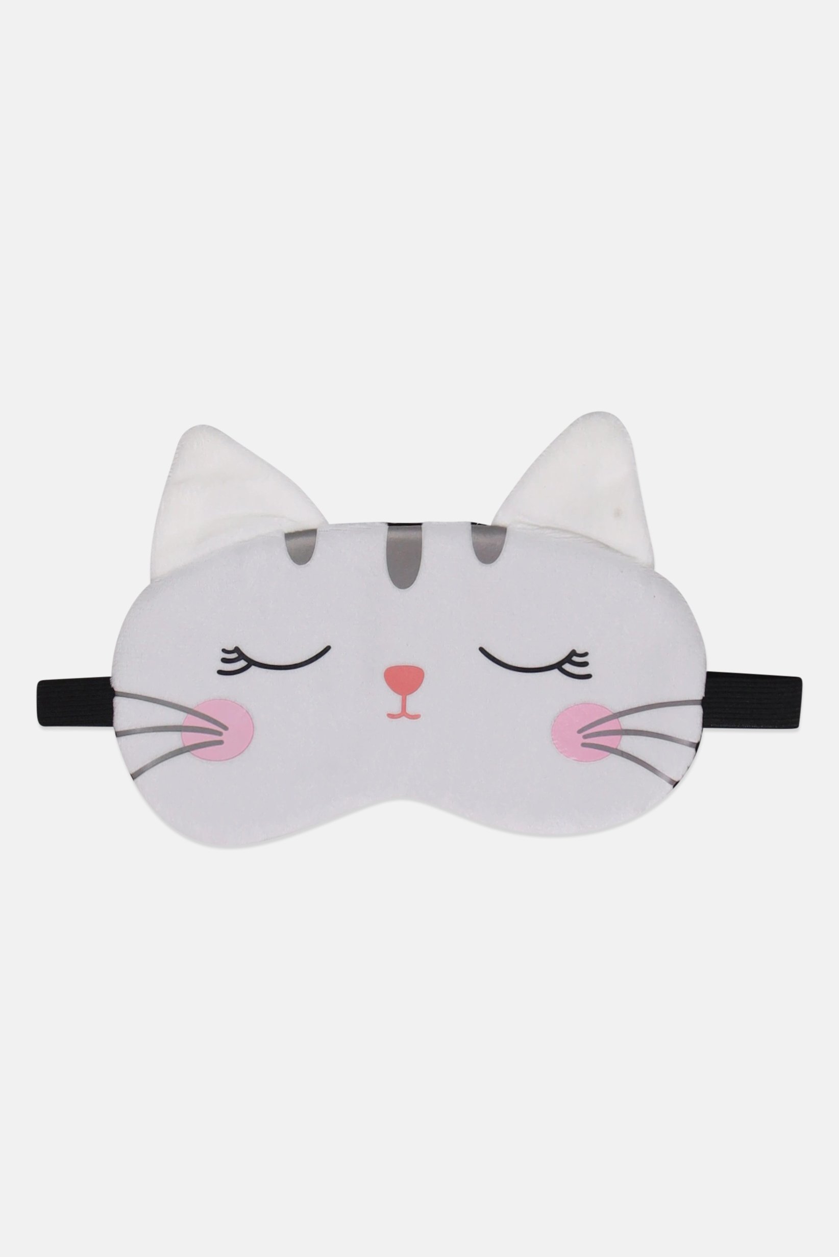 Kids Girl Kitty Sleeping Mask, White