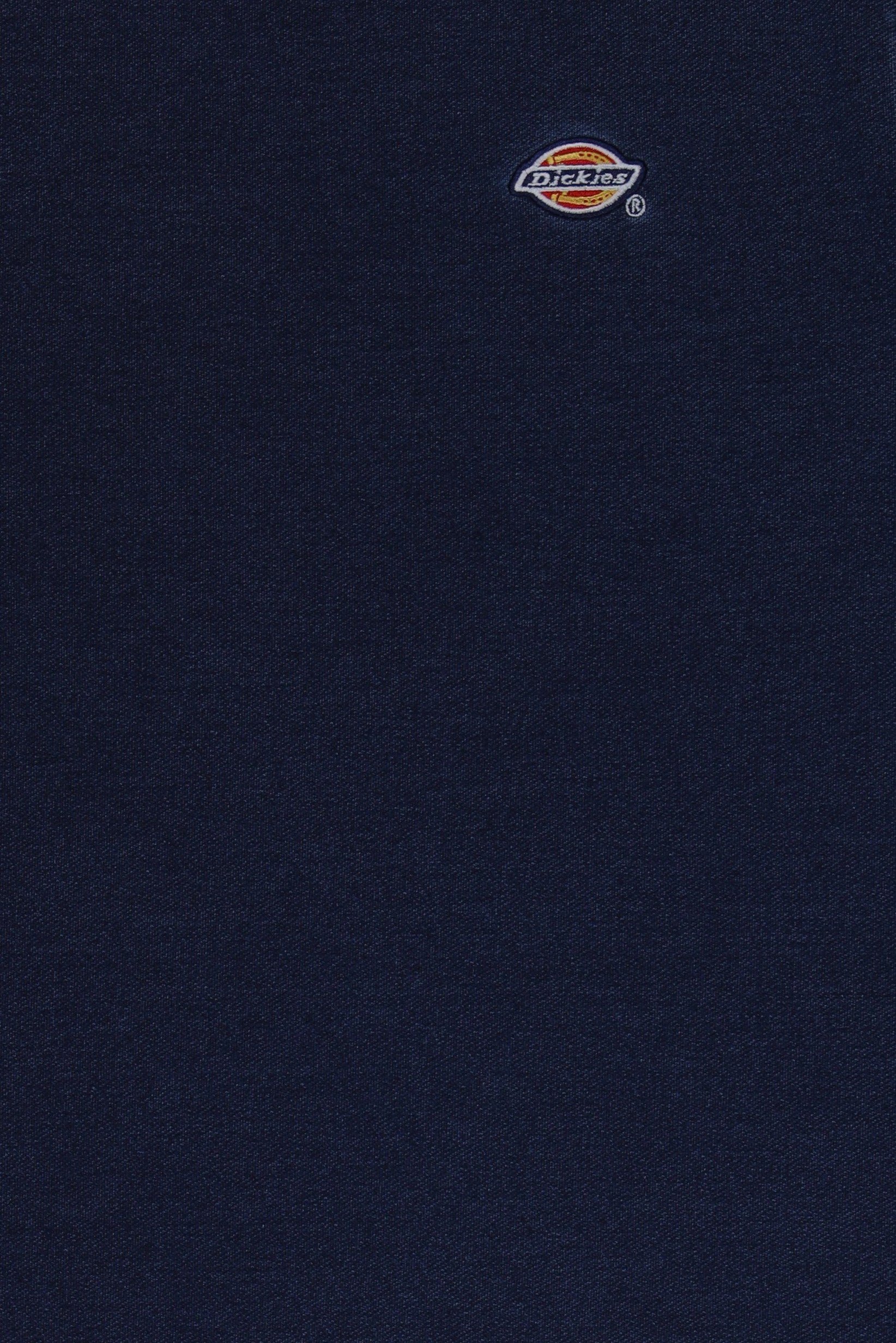 Kids Boy Embroidered Logo Long Sleeve Sweatshirt, Indigo Blue