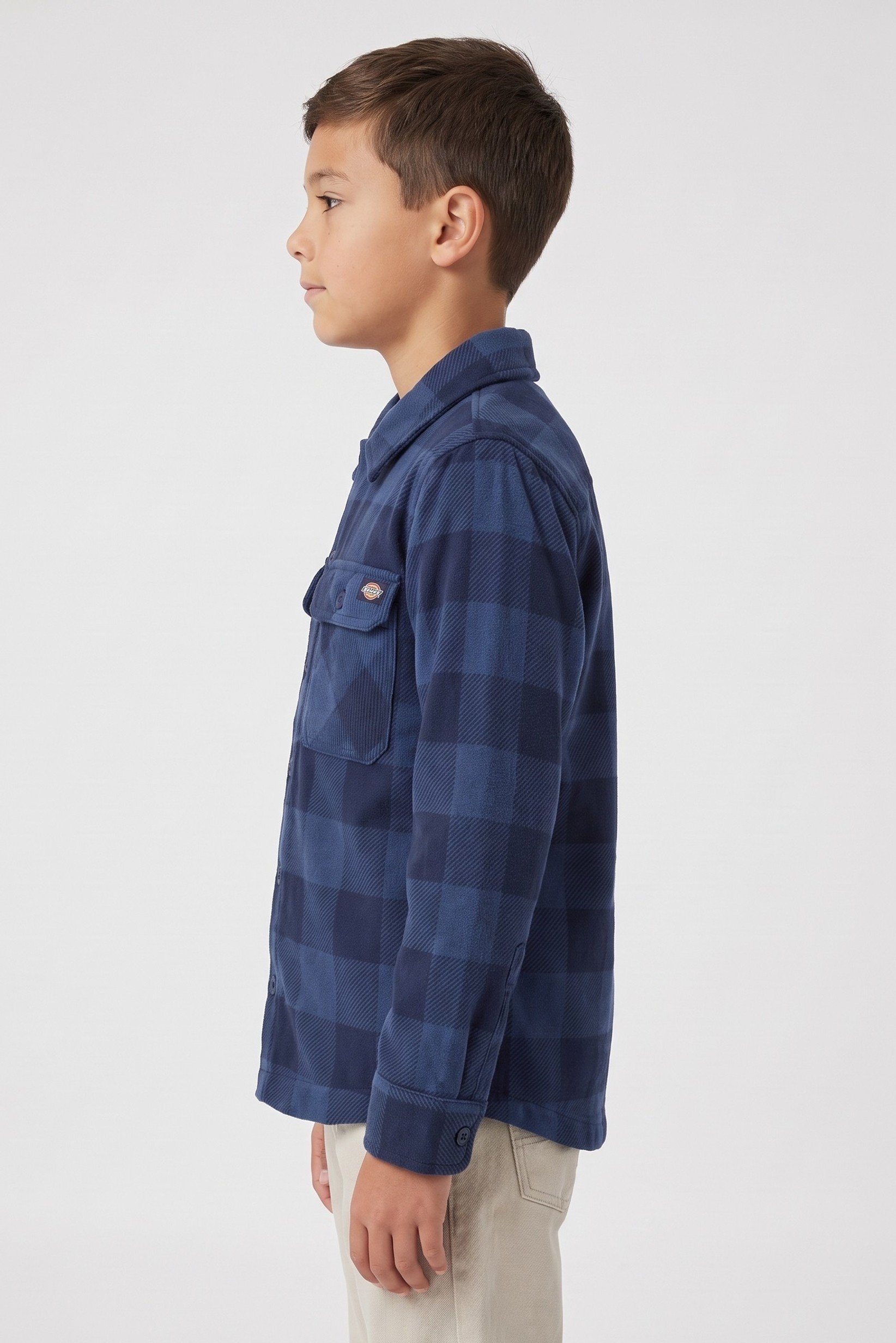 Kids Boy Plaid Long Sleeve Casual Shirt, Multicolor