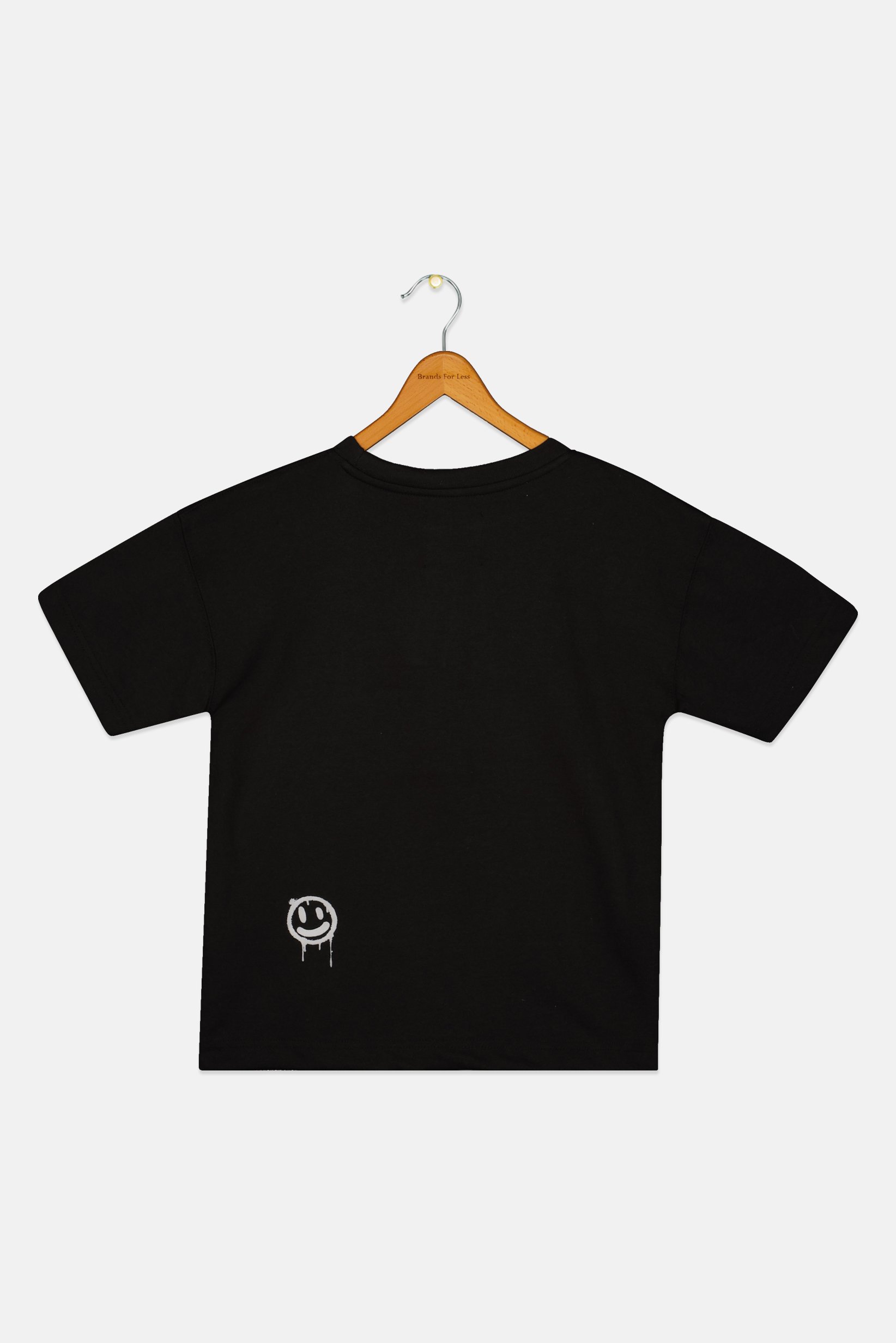 Kids Boy Short Sleeve Graphic Print T-Shirt, Black