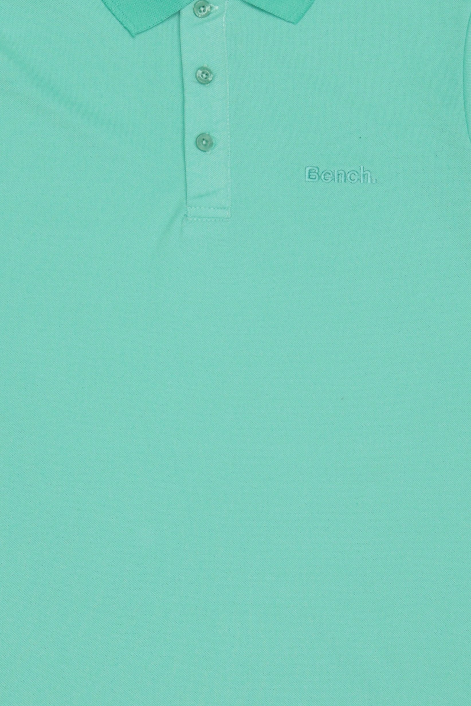 Men Regular Fit Short Sleeve Embroidered Logo Polo Shirt, Aqua Green