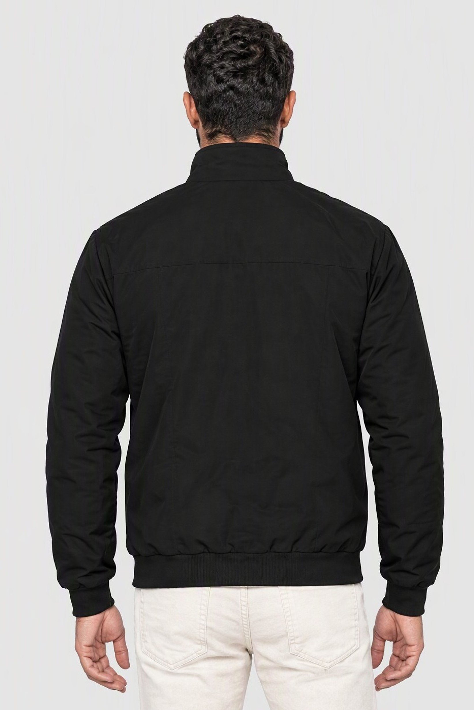 Men Plain Softshell Jacket, Navy